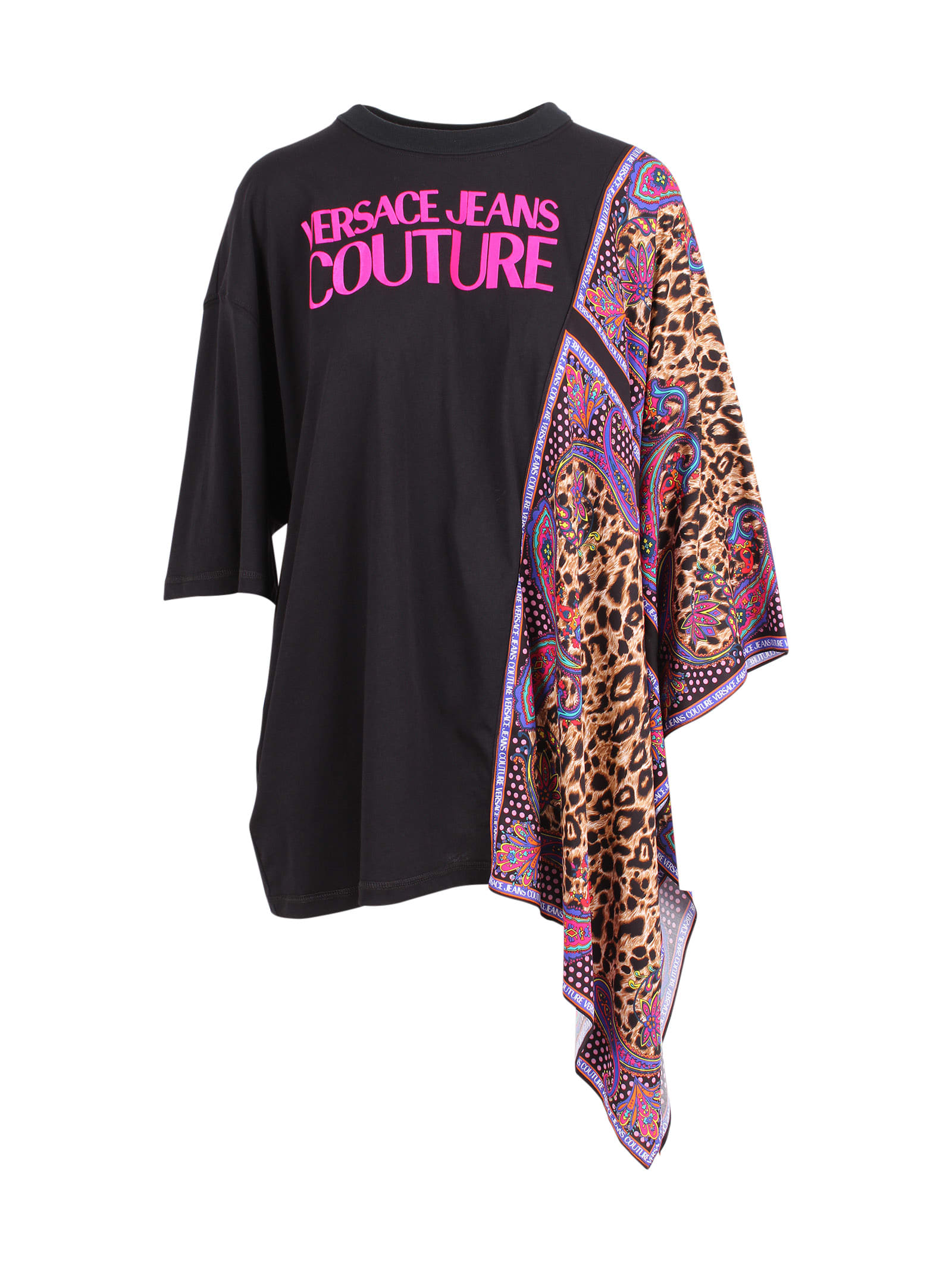 Click to view more detailed imagery on our partner's website Versace Jeans Couture Viscose Blouse In Black