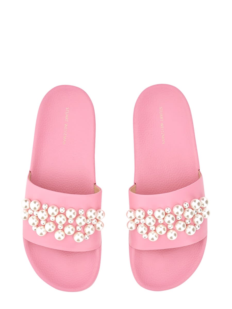Shop Stuart Weitzman Goldie Sandal. In Pink