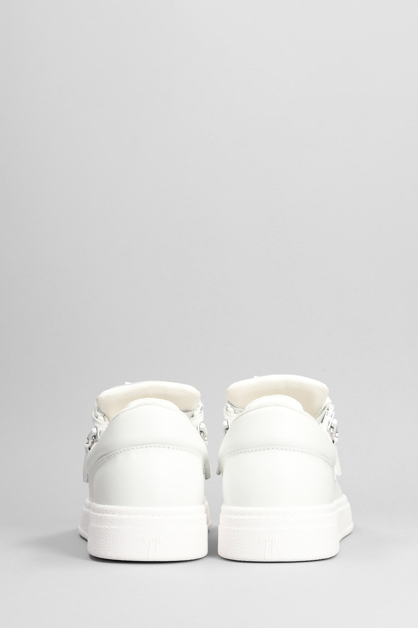 Shop Giuseppe Zanotti Gz 94 Sneakers In White Leather