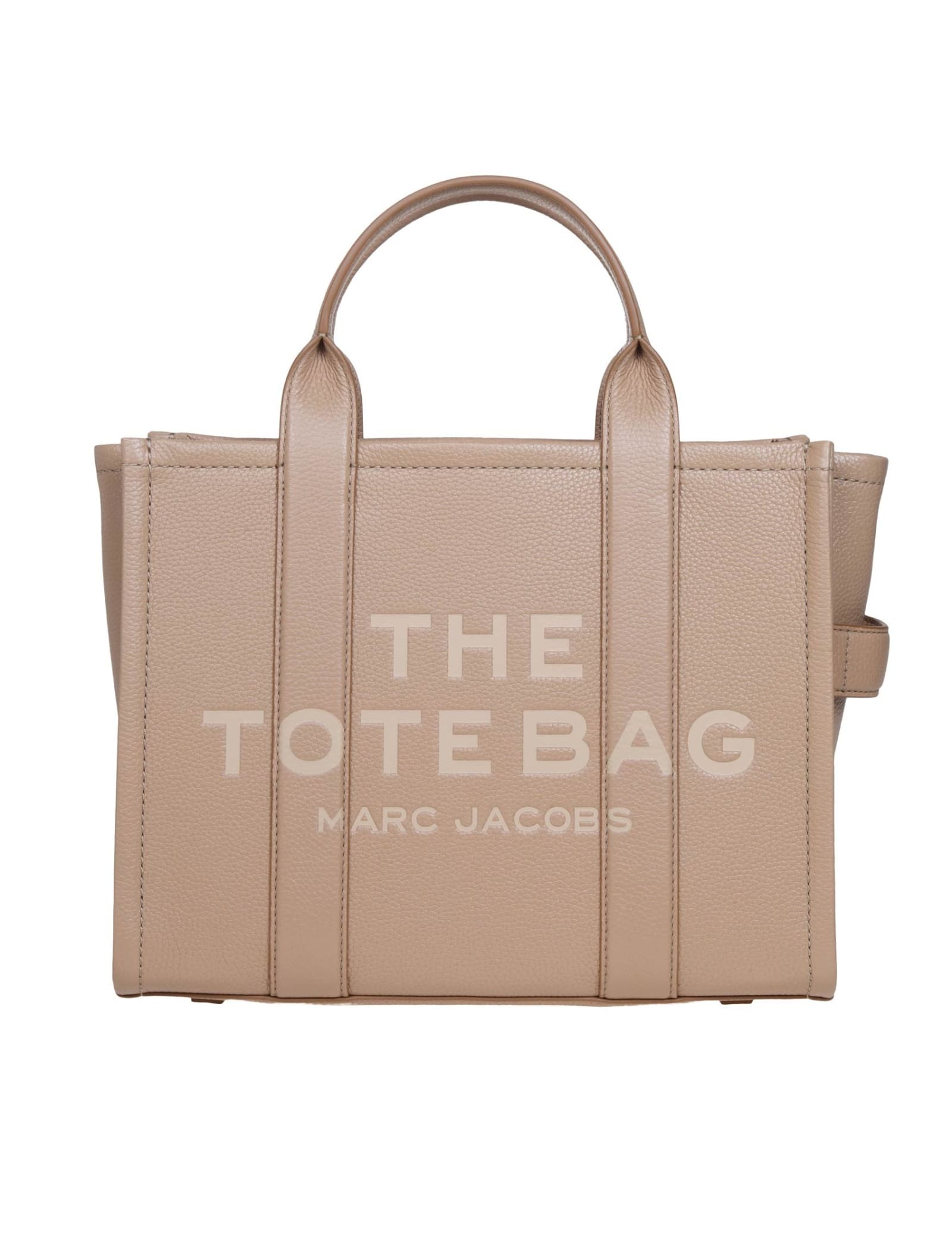Marc Jacobs Medium Tote In Camel Leather