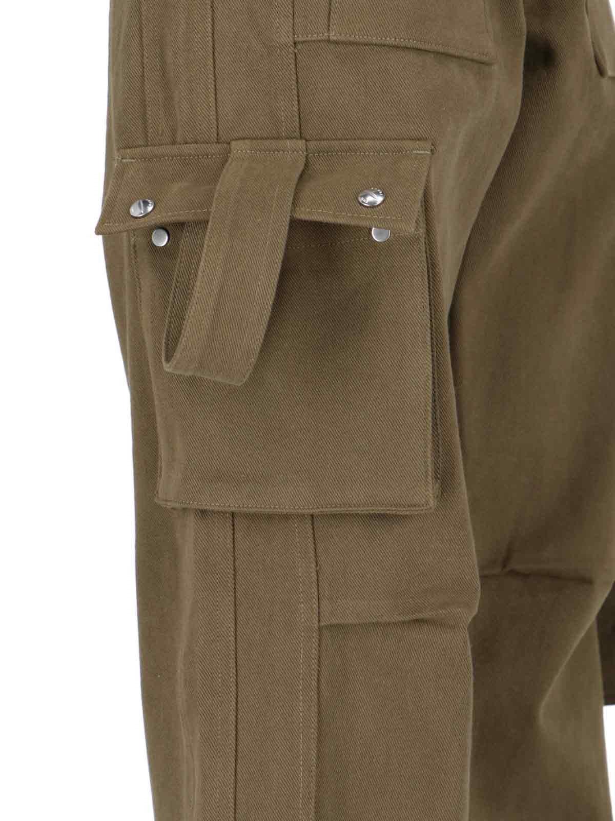 Shop Rhude Cargo Pants In Verde Militare