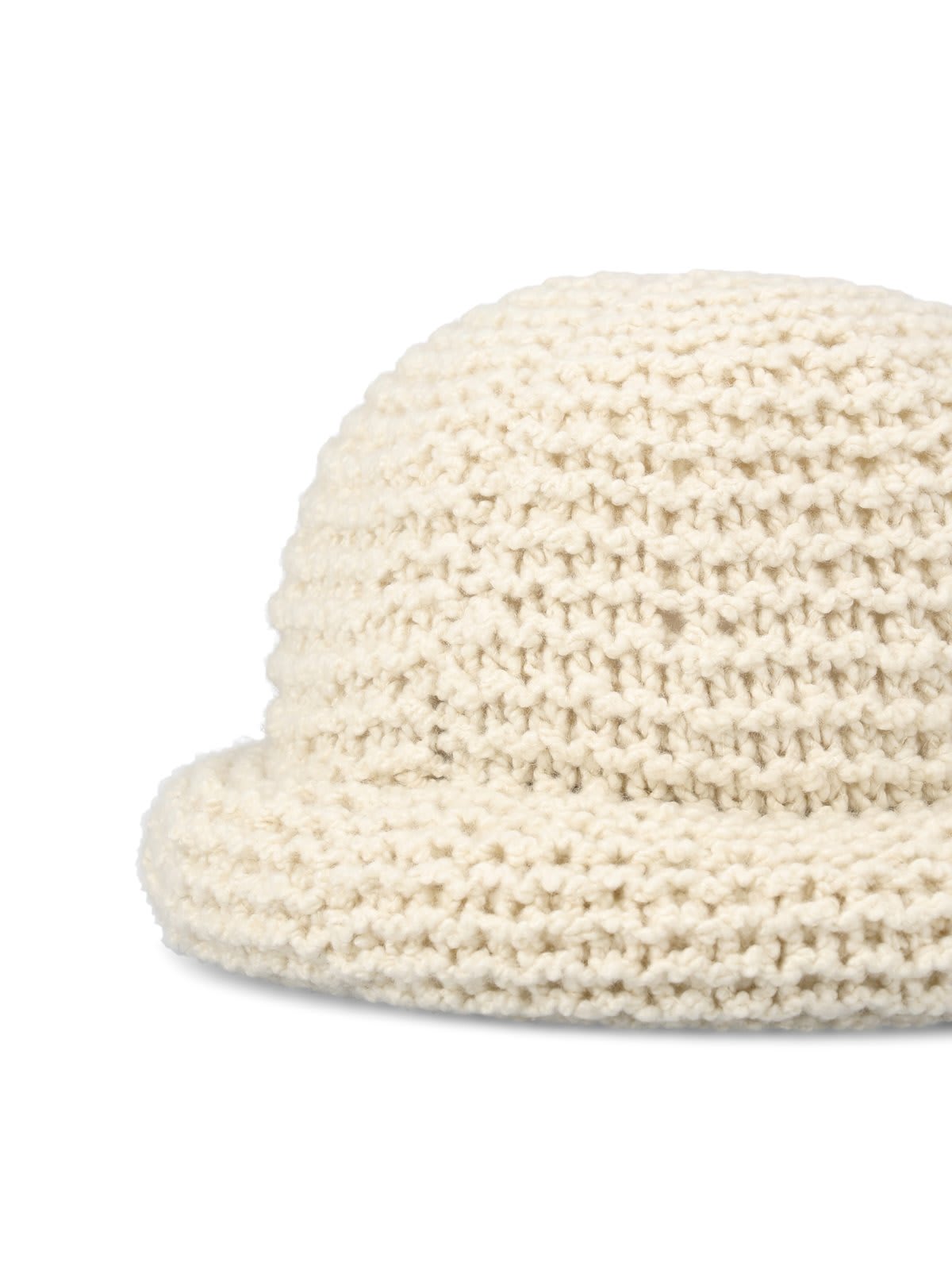 Shop Loro Piana Crochet Hat In Nougat