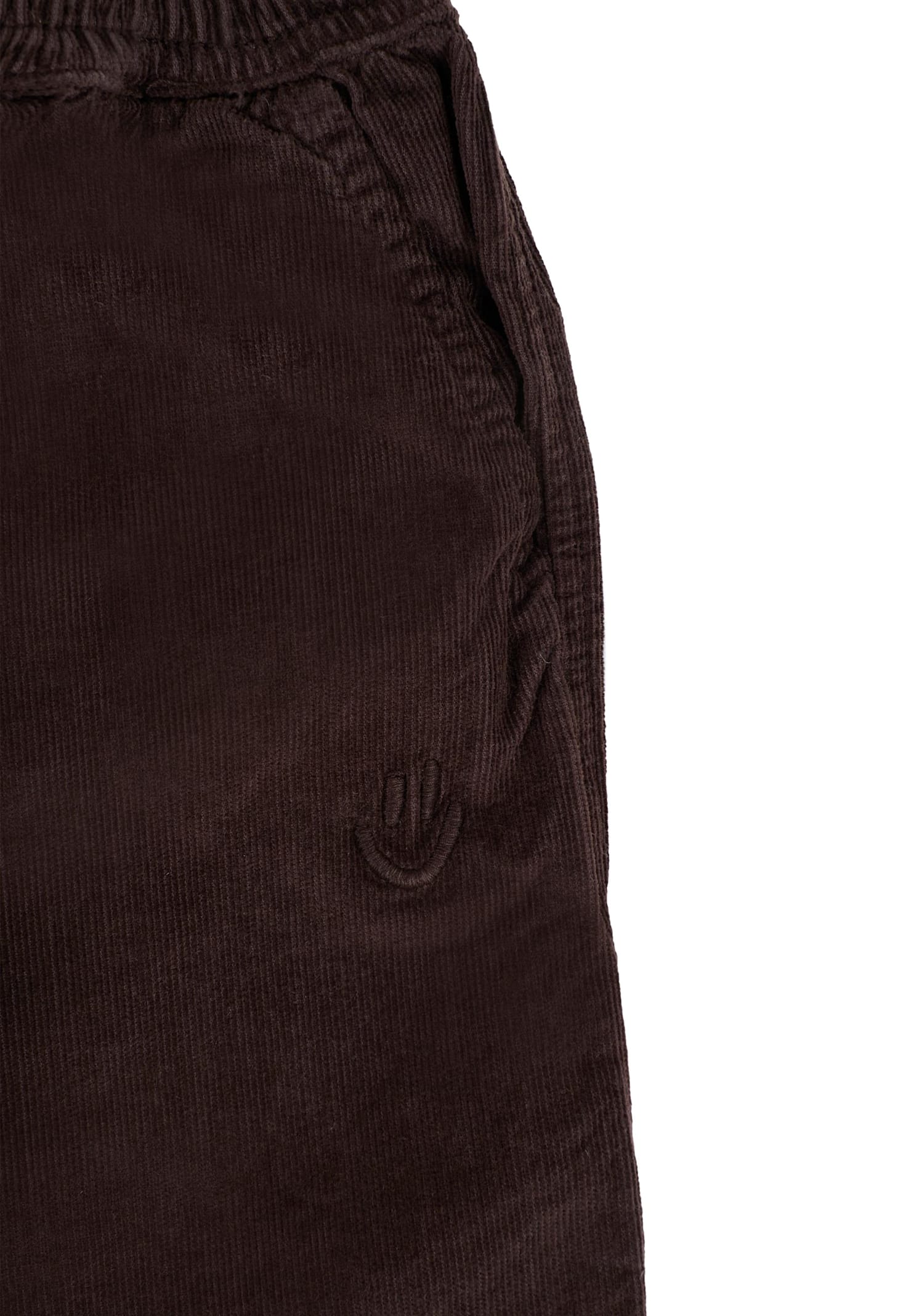 Molo Brown Trousers For Babykids With Smile In Brown