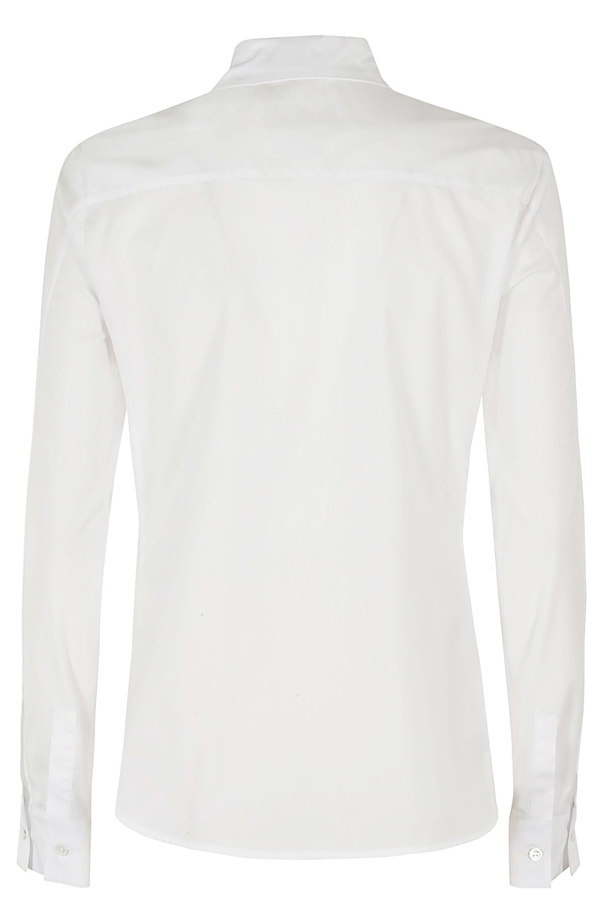 Shop Pinko Cuba Camicia Popeline Stretch In Bianco