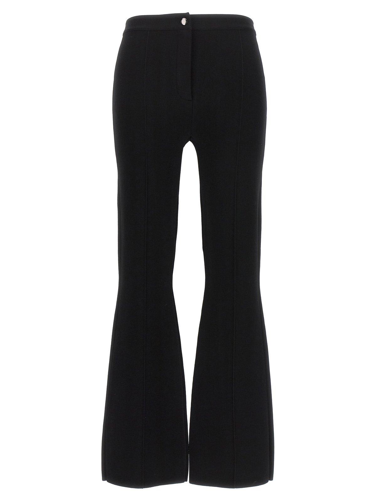 Shop Theory Flared Full Length Pants In Black