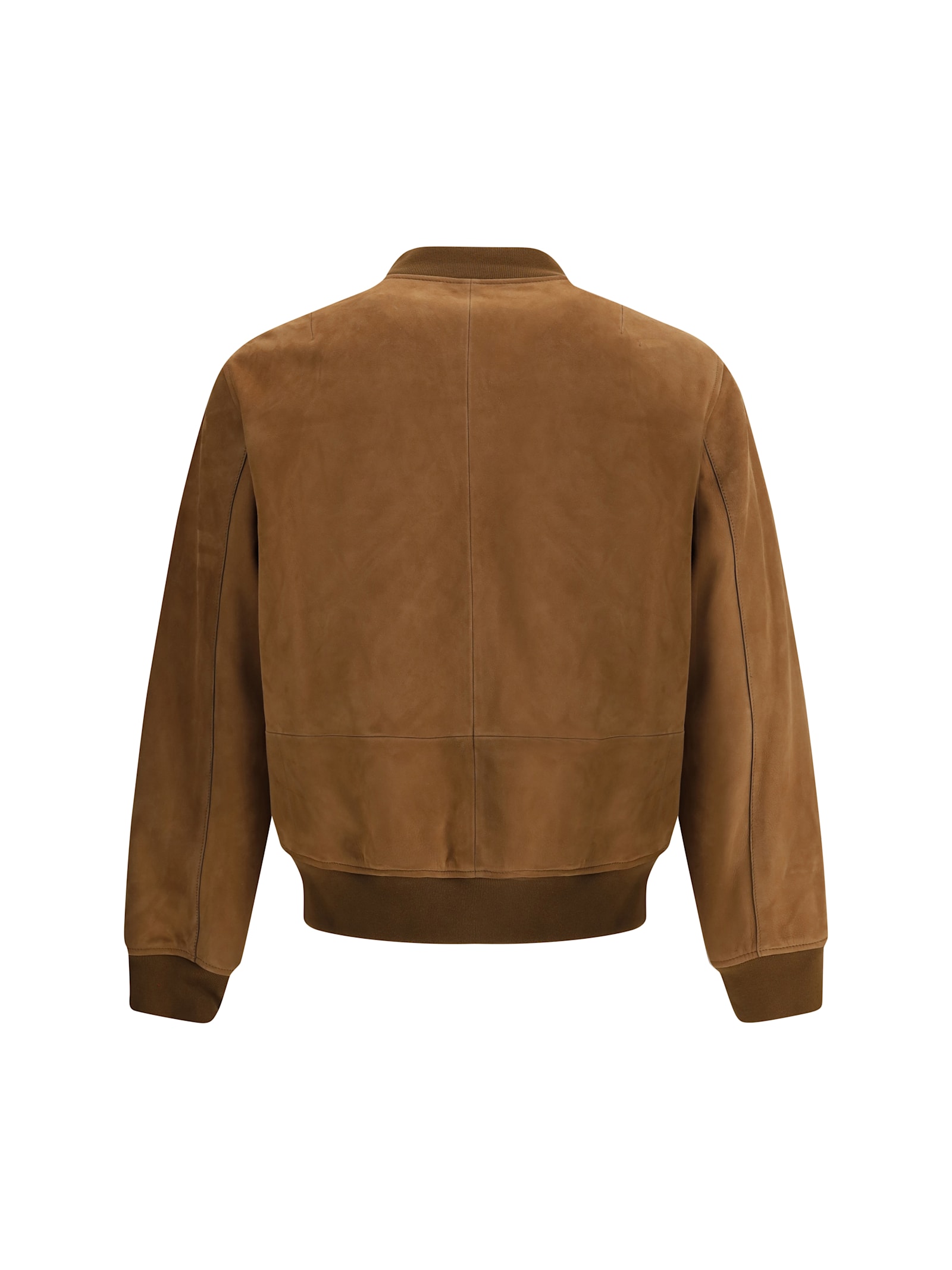 YVES SALOMON SUEDE BOMBER JACKET