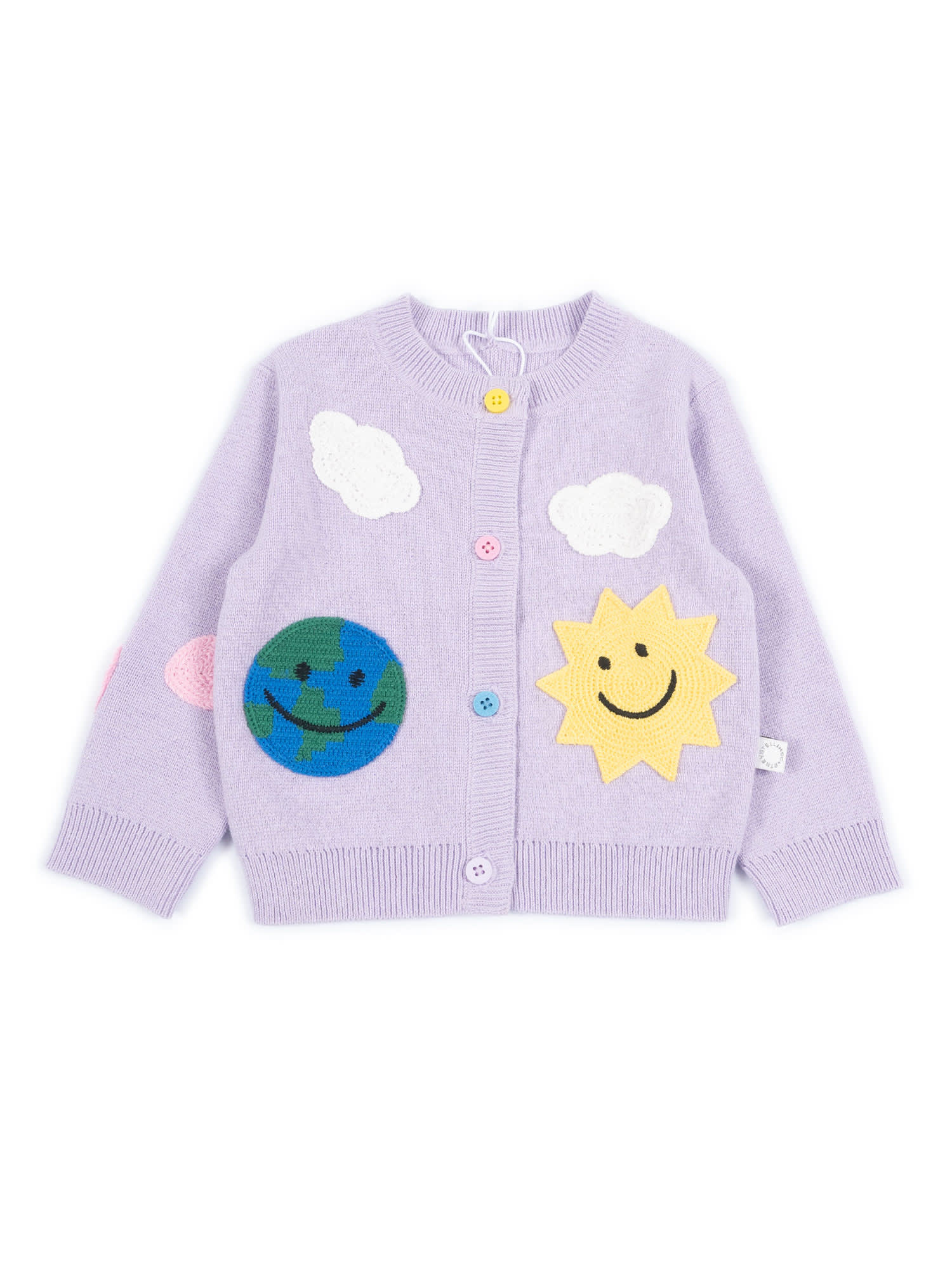 Stella Mccartney Knit Cardigan In Purple