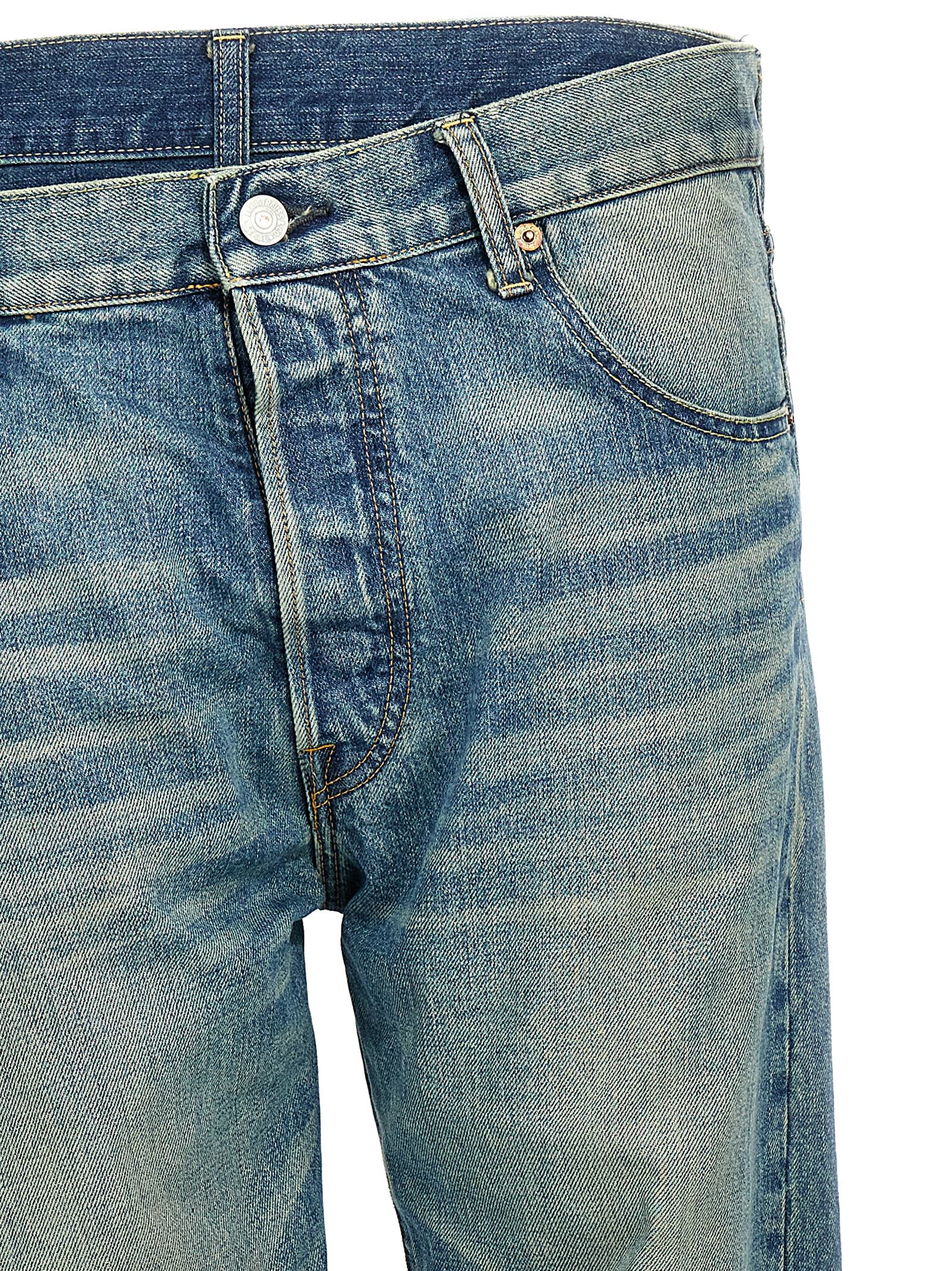 Junya Watanabe Blue Denim Jeans In Blue