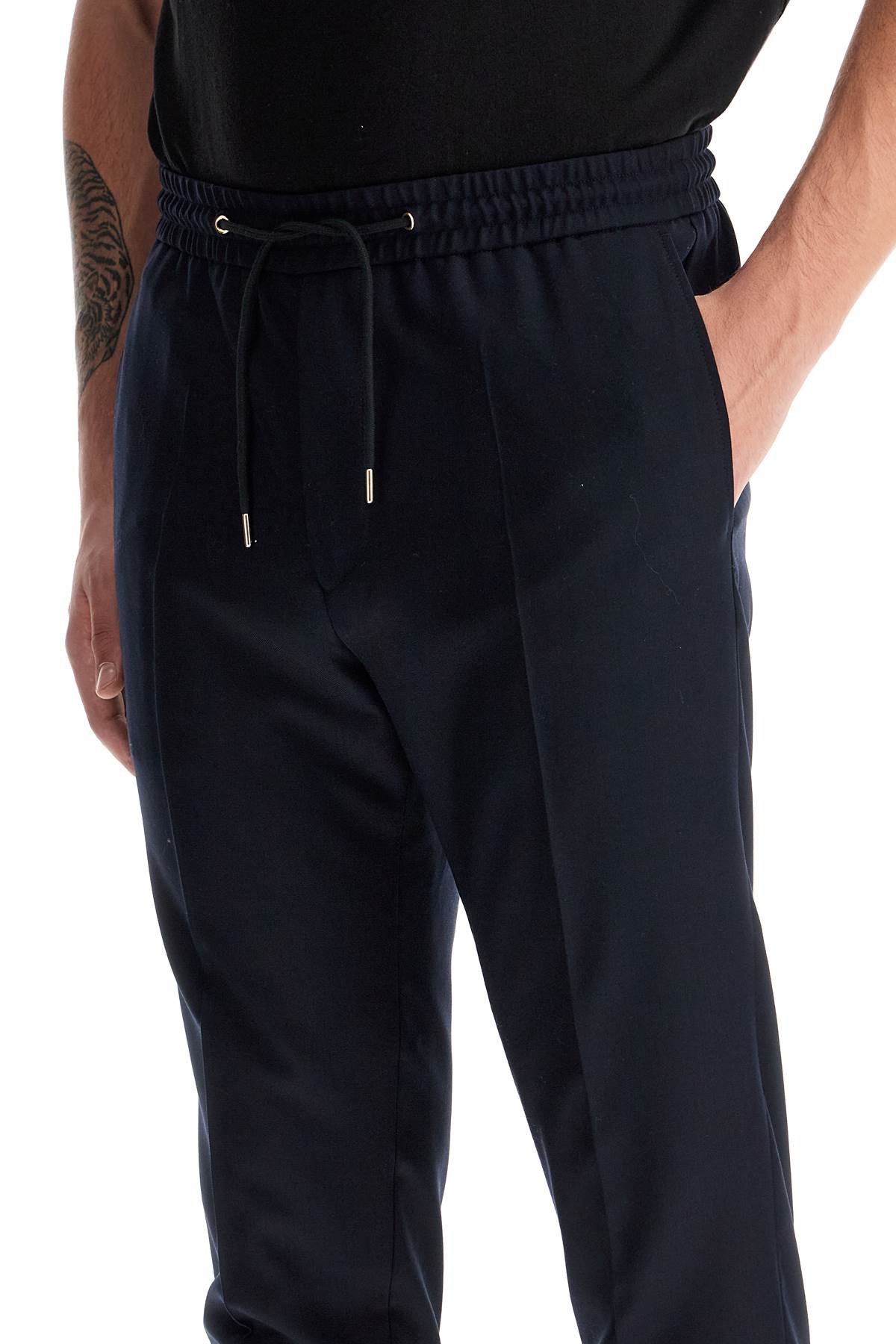 Shop Paul Smith Anti-wrinkle Pants With In Very Dark Navy (blue)