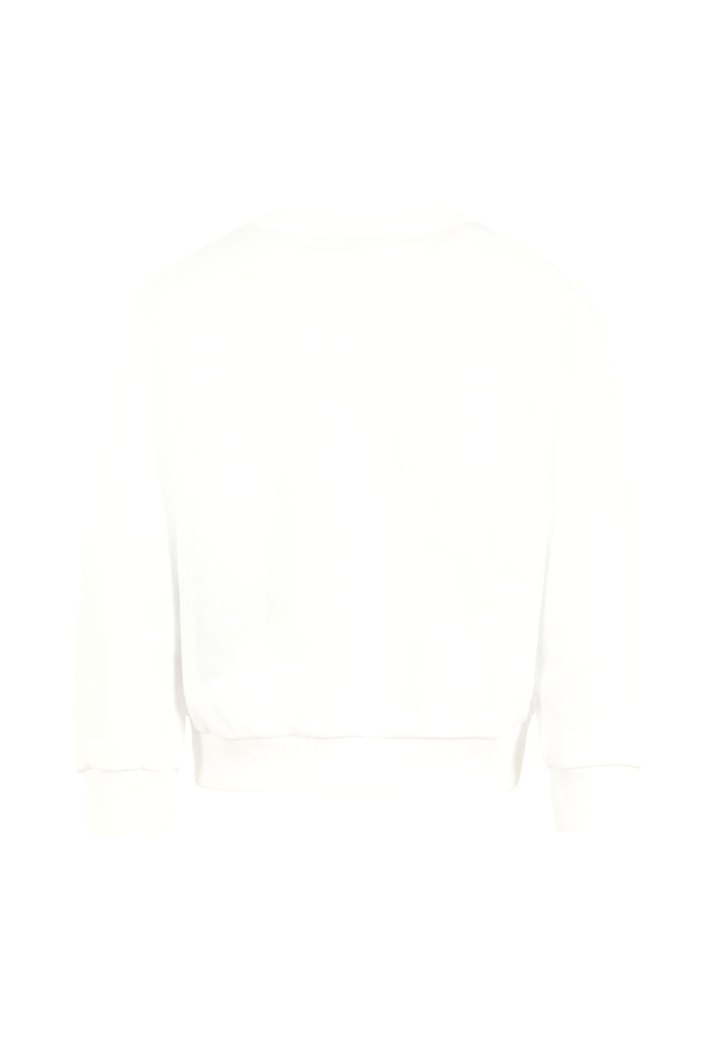 Balmain Chain-print Sweatshirt In White