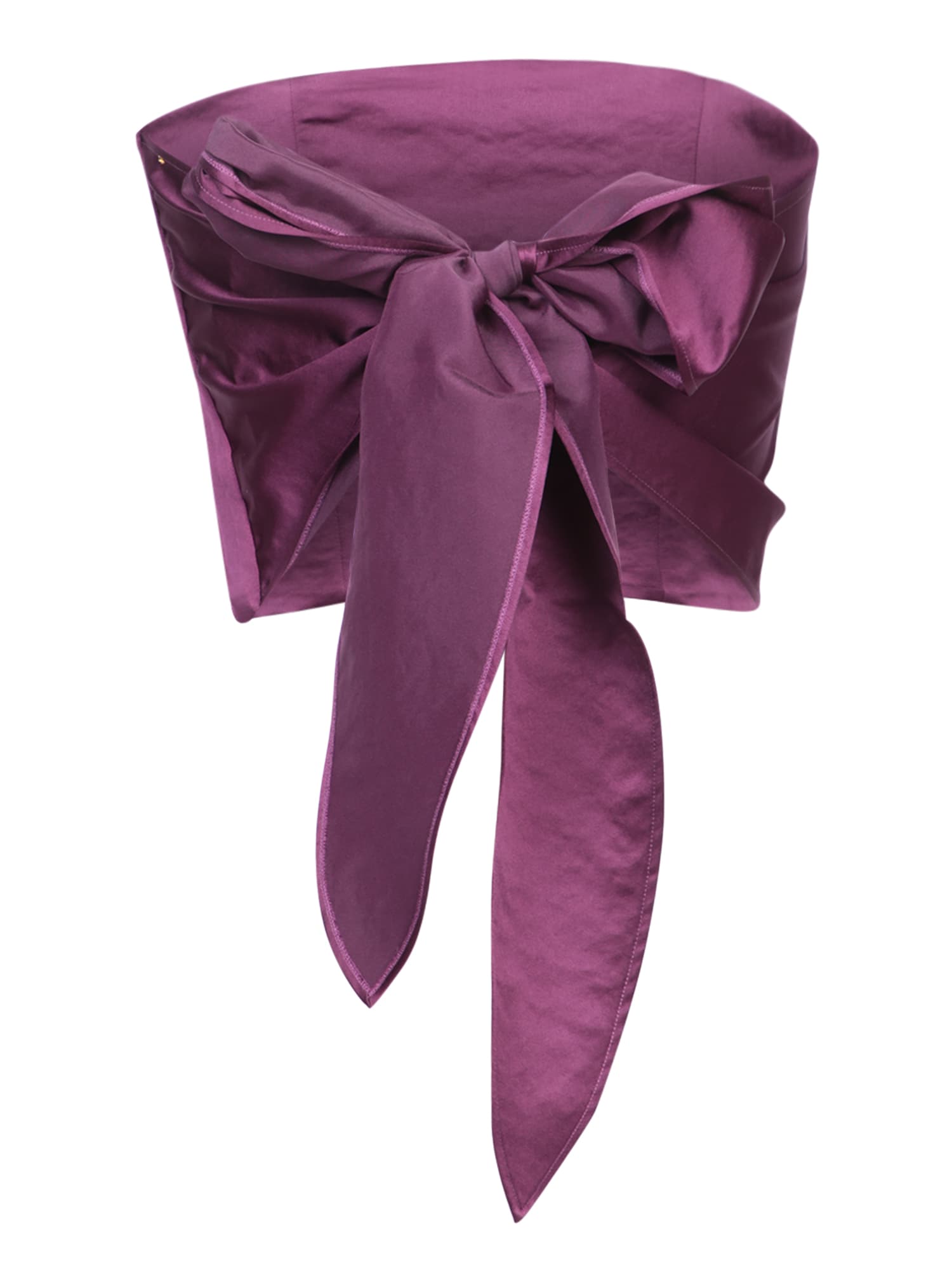 Shop Forte Forte Bordeaux Sash Duchesse Top