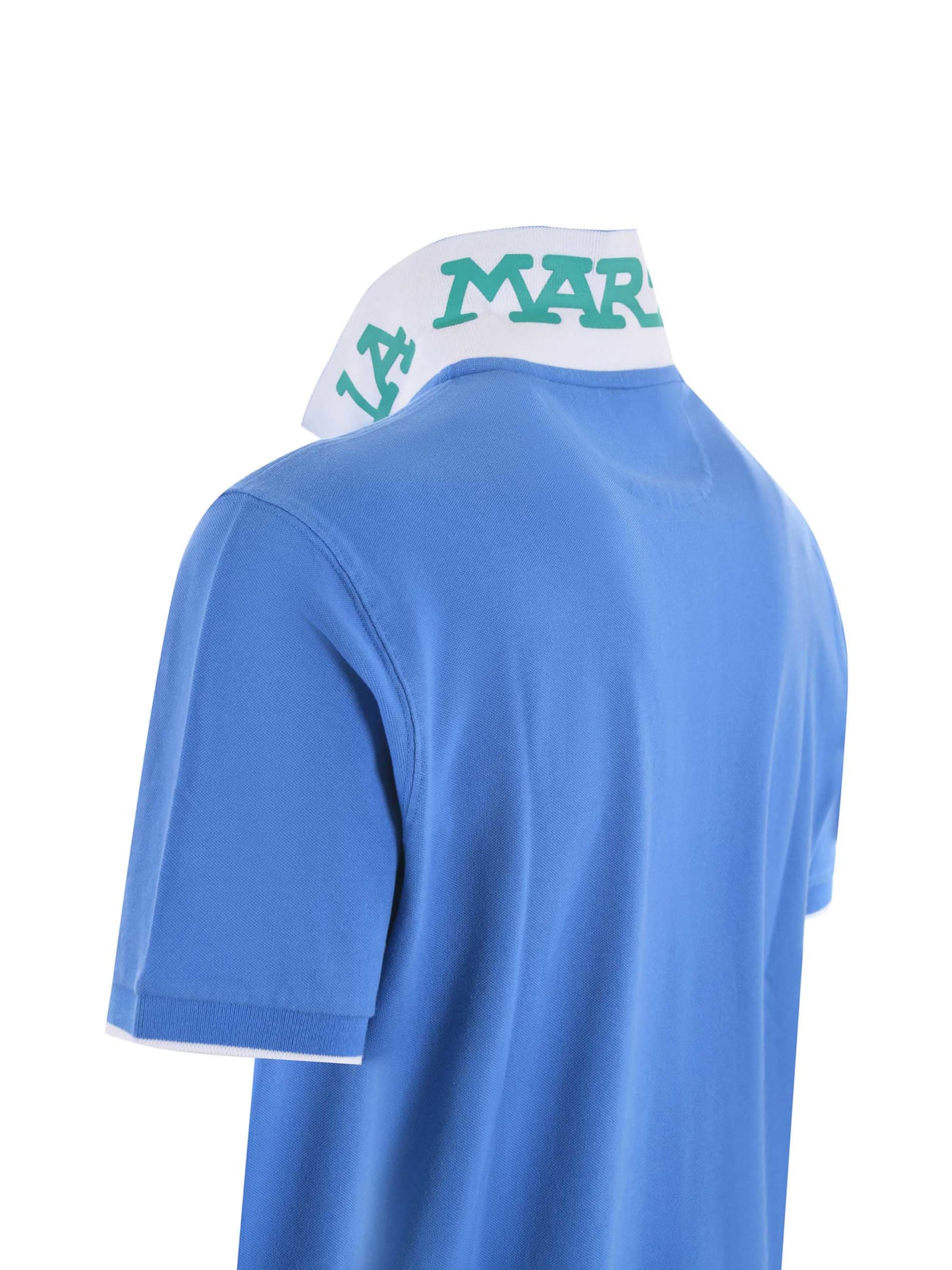 Shop La Martina Polo Shirt In Azzurro