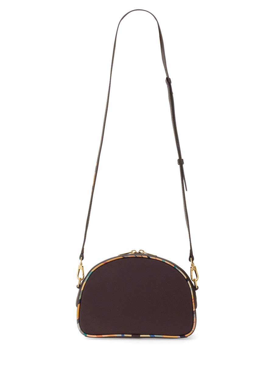 Ps By Paul Smith Ps Paul Smith Leather Dusky Swirl Bag In Bordeaux