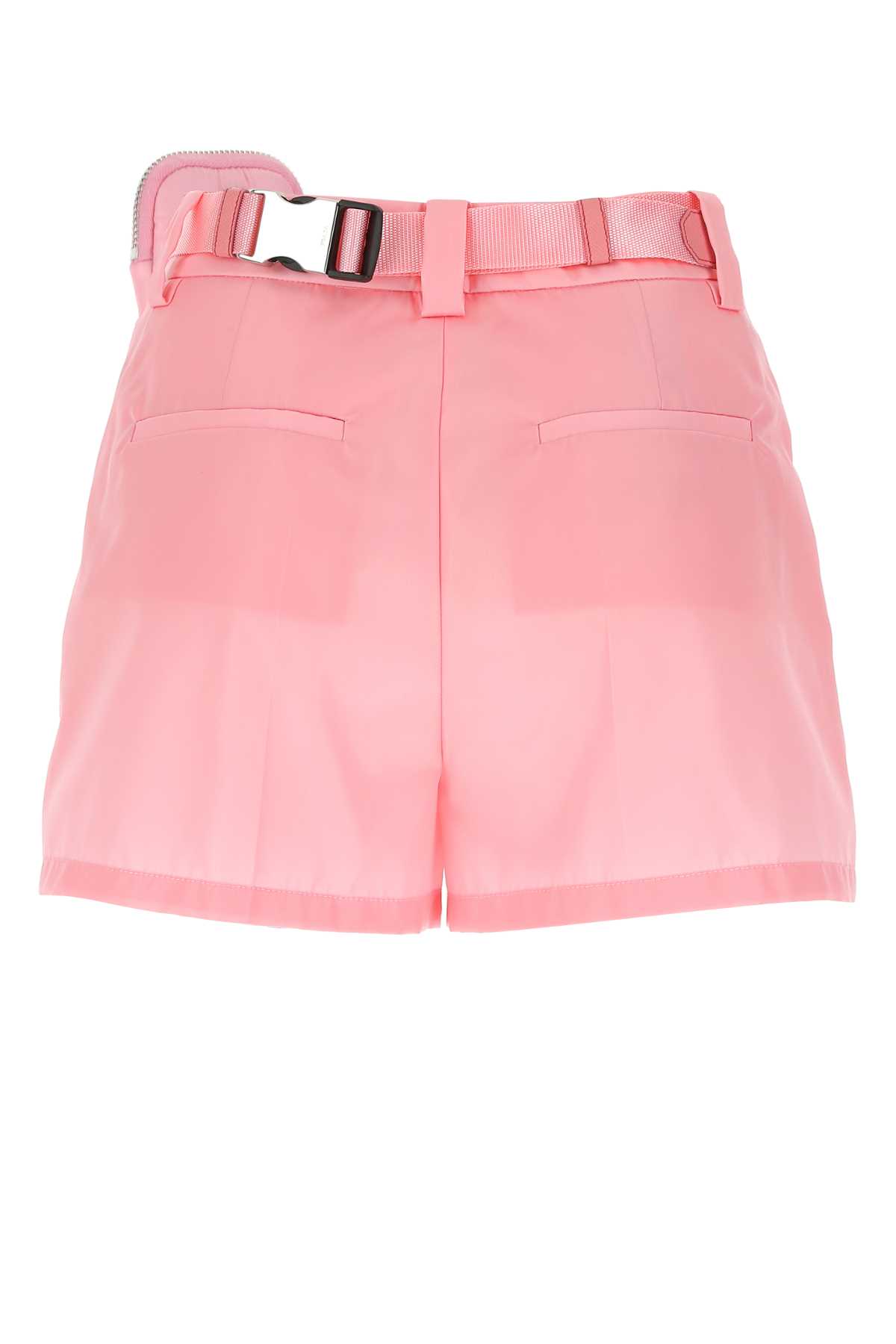 Prada Pink Nylon Shorts In F0028