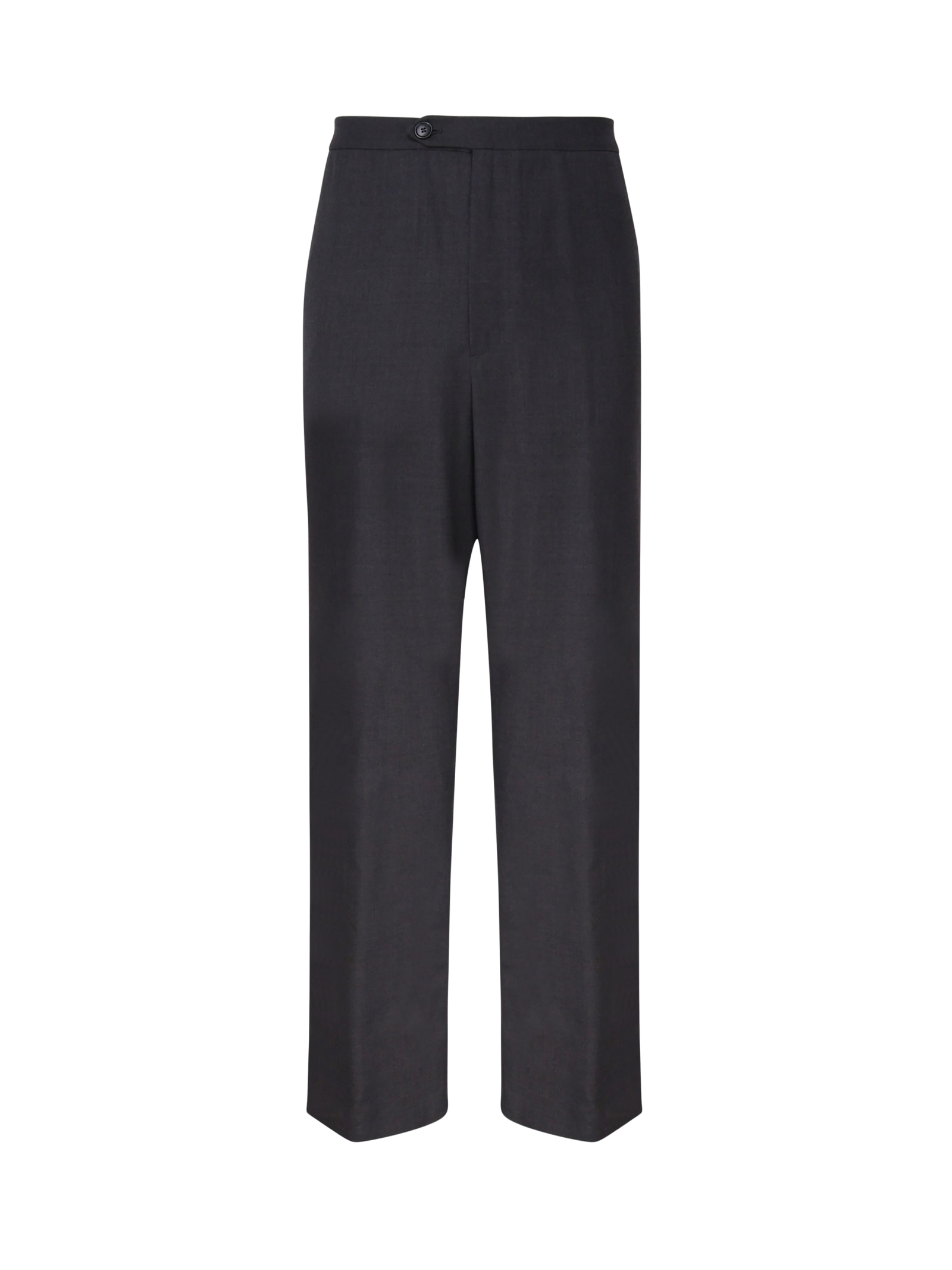 Elasticated Straight-leg Pants