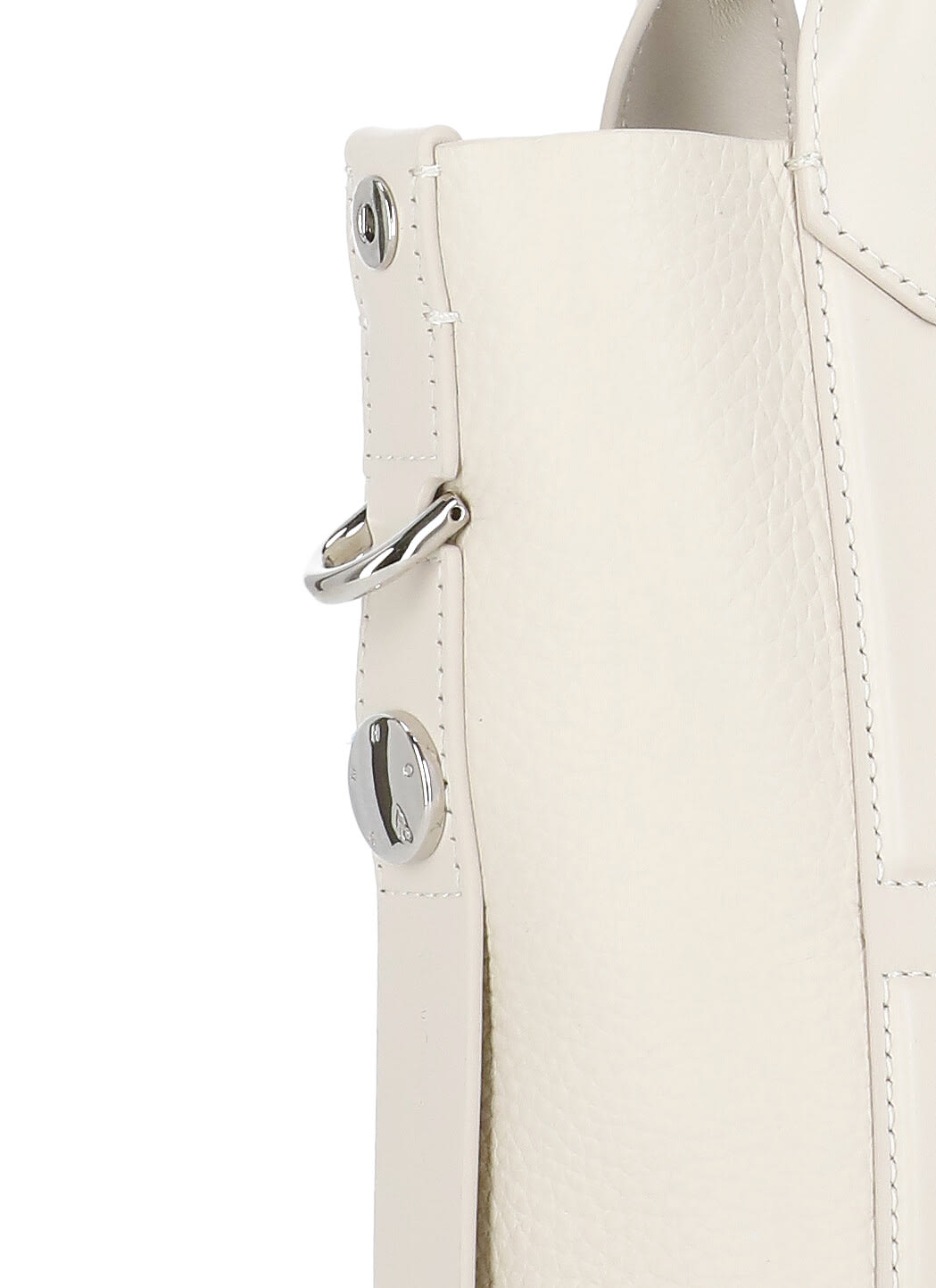 Shop Hogan Script Hand Bag In Ivory