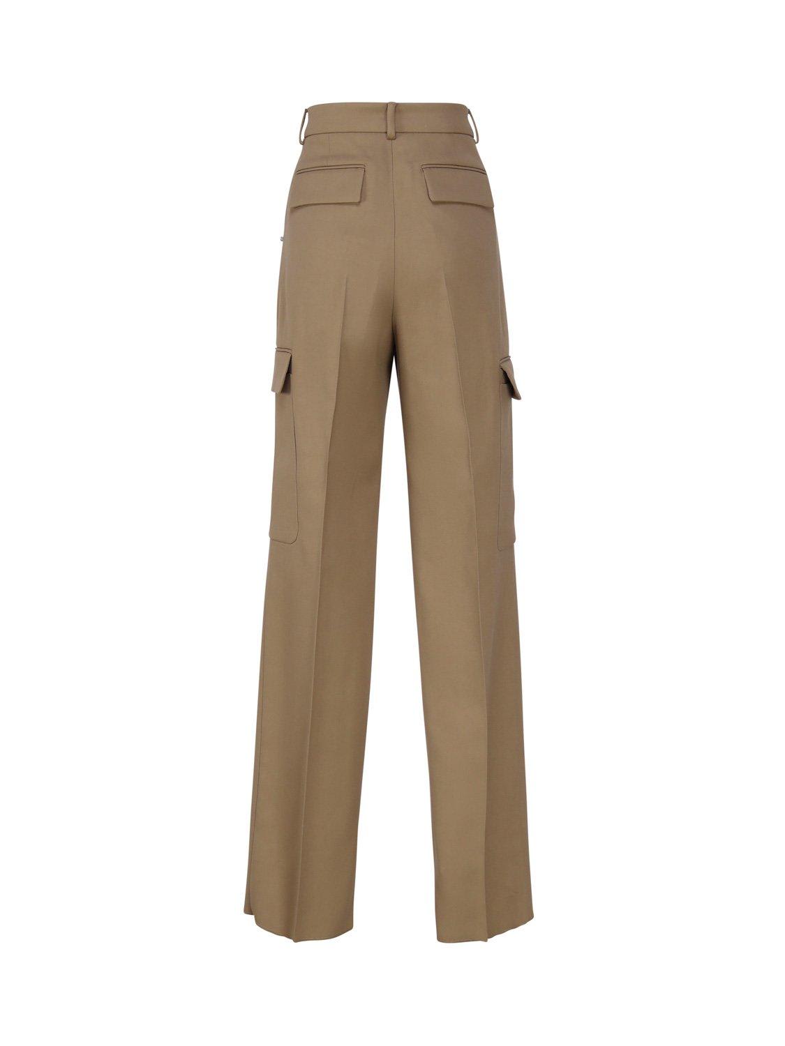 Shop Sportmax High Waist Straight Leg Trousers