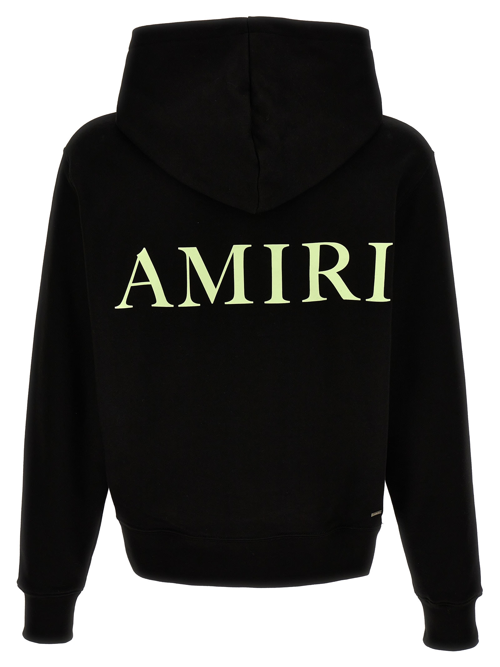 Shop Amiri Ma Logo Hoodie In Black