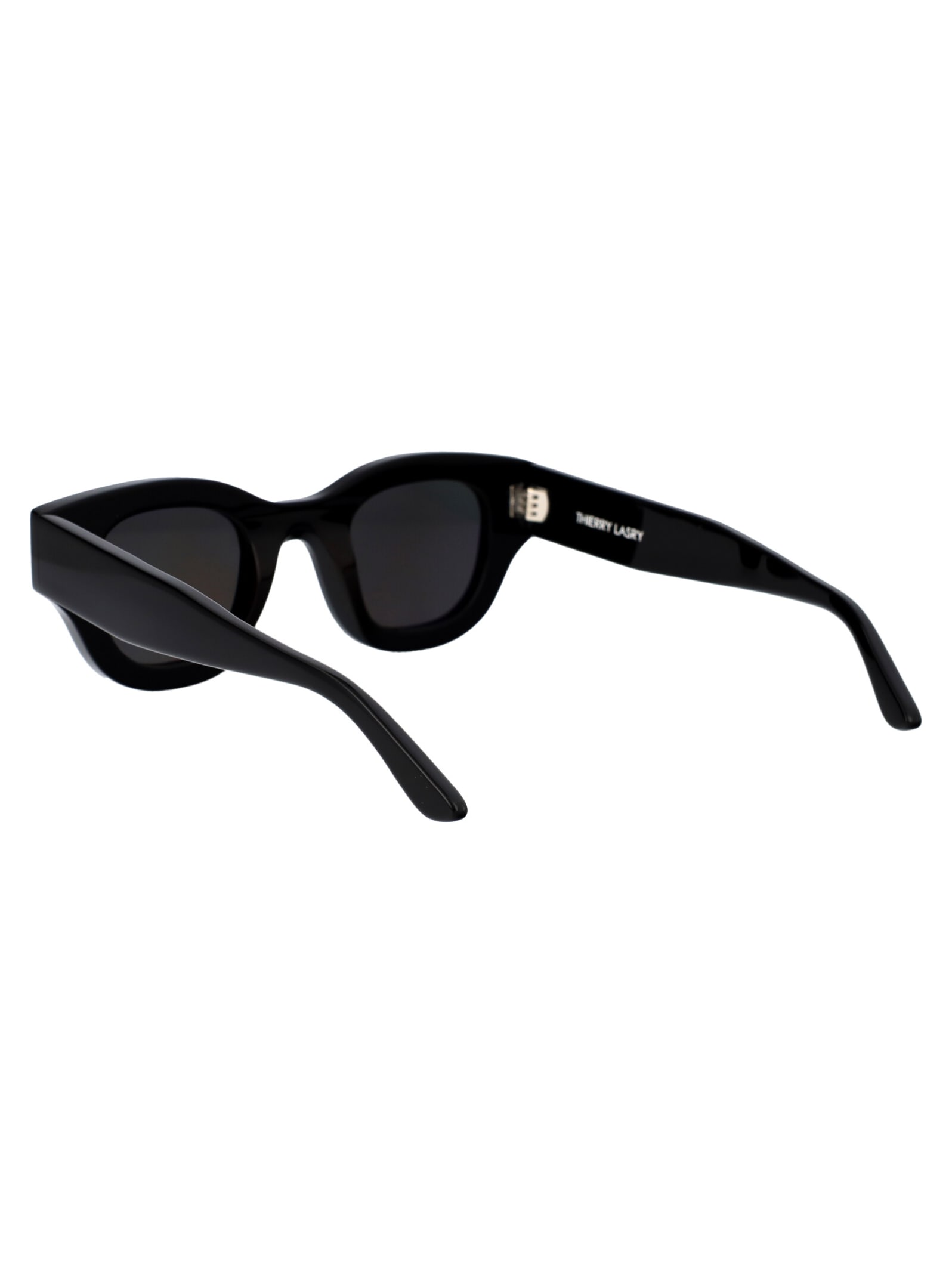 Shop Thierry Lasry Autocracy Sunglasses In 101 Black