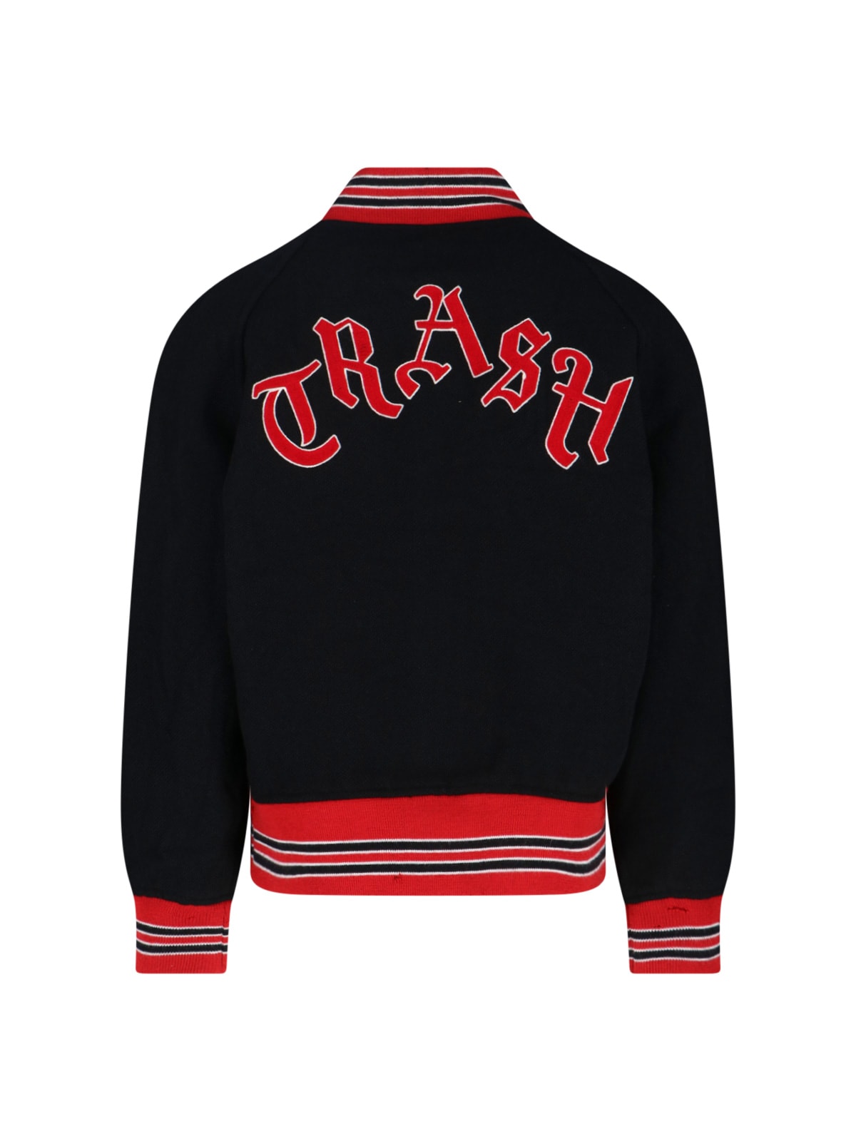 Needles Relaxed Fit Jacket Contrast Trim In Red