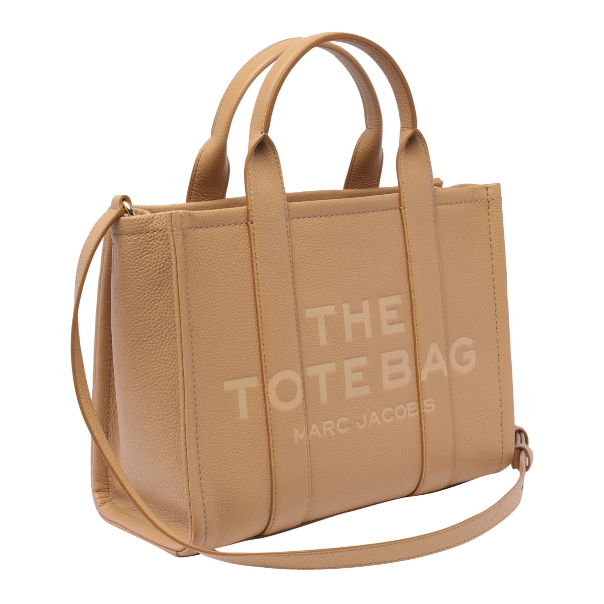 Shop Marc Jacobs The Medium Tote Bag In Beige