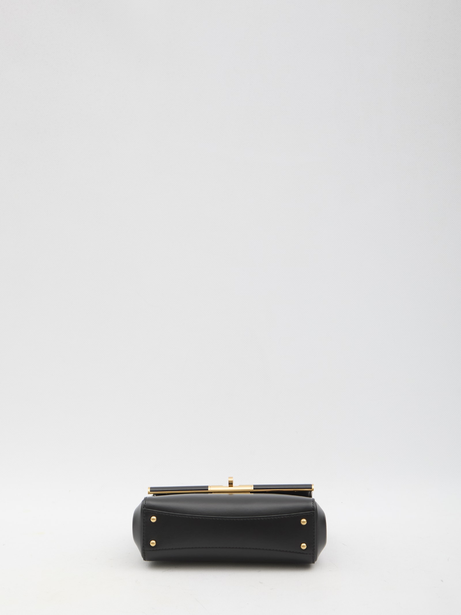Dolce & Gabbana Marlene Mini Leather Shoulder Bag In Black