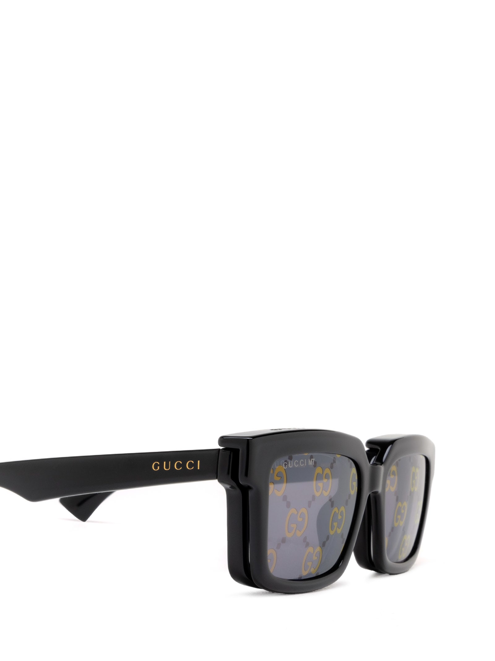 Shop Gucci Gg1543s Black Sunglasses