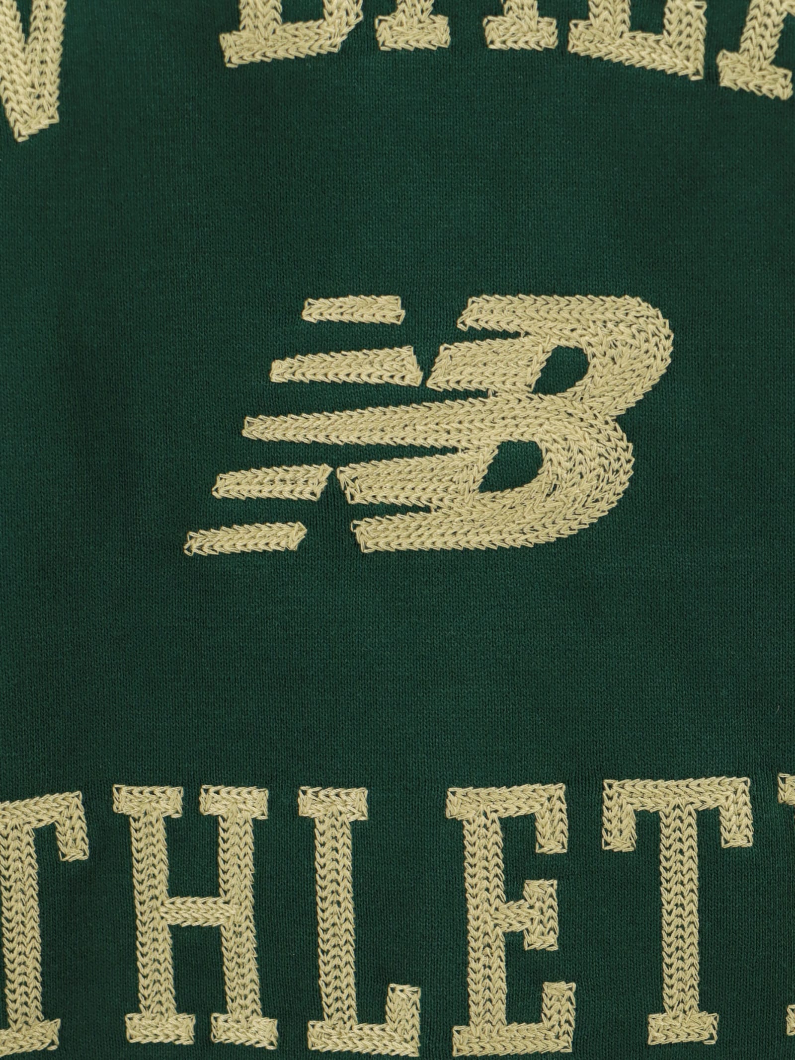 Shop New Balance Sweatshirt In Green