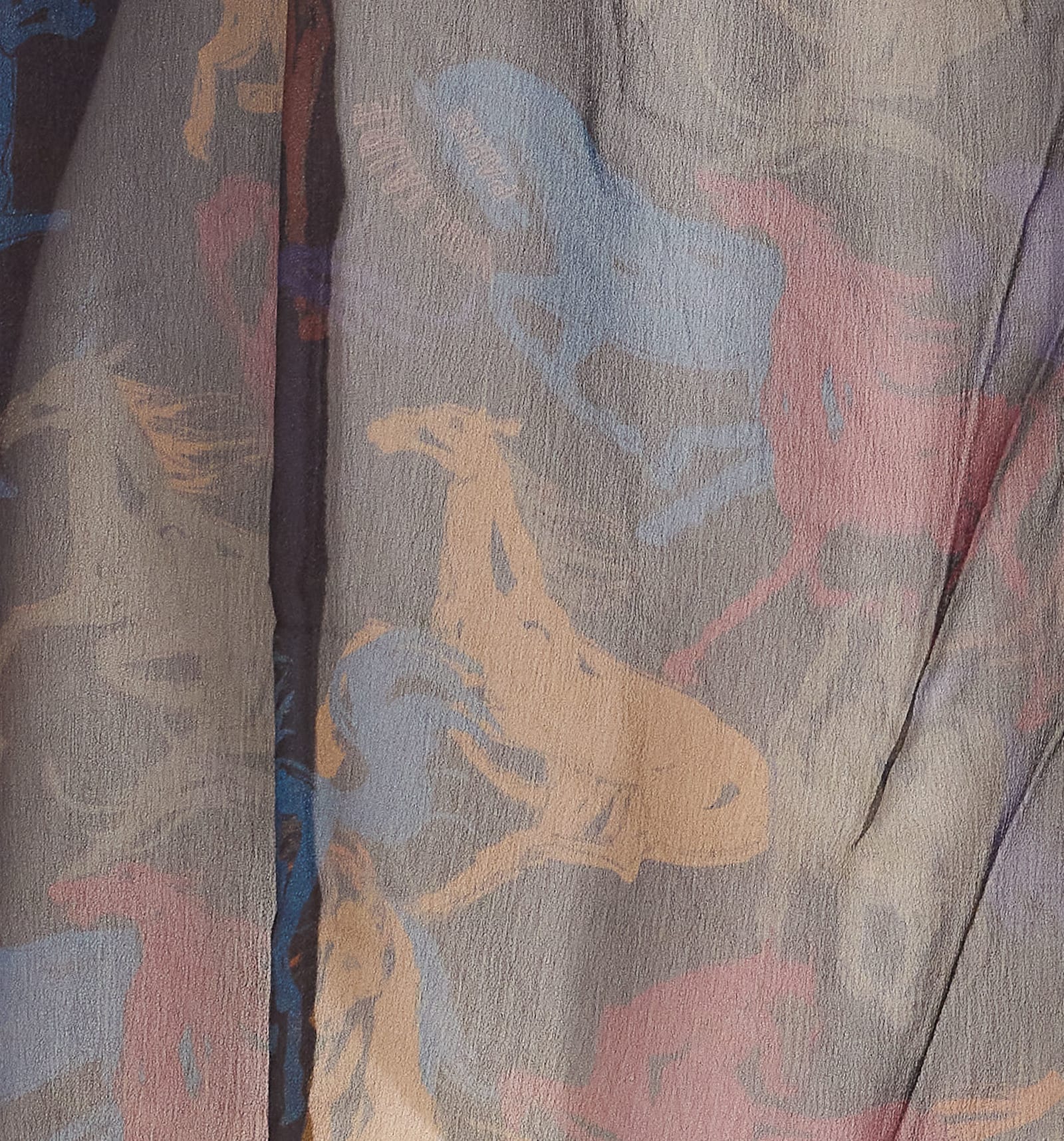 Zadig & Voltaire Womens Dark Chocolate Tamela Horse-print Woven Shirt In Multi