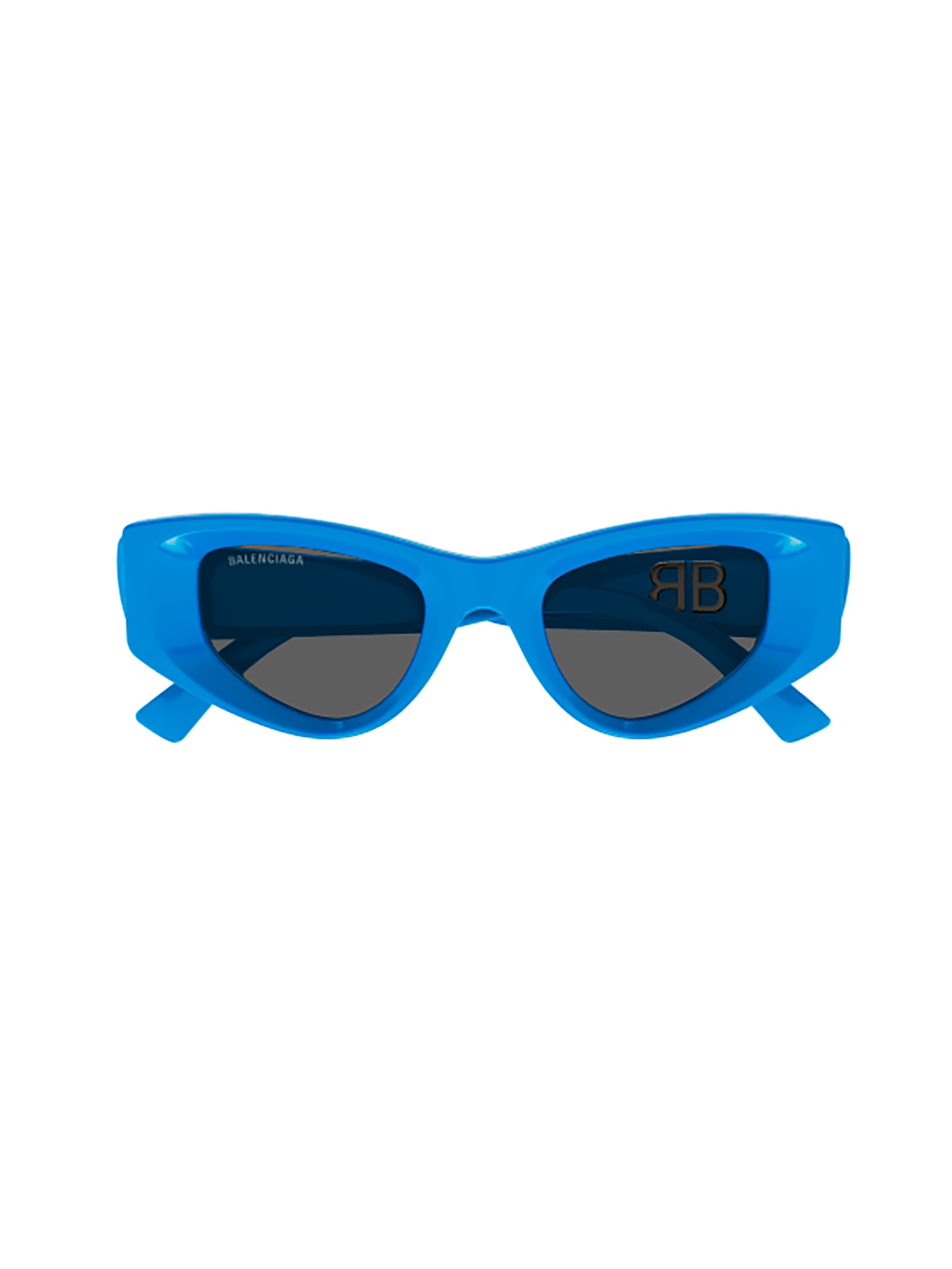 Shop Balenciaga Bb0243s Sunglasses In Light Blue Light Blue