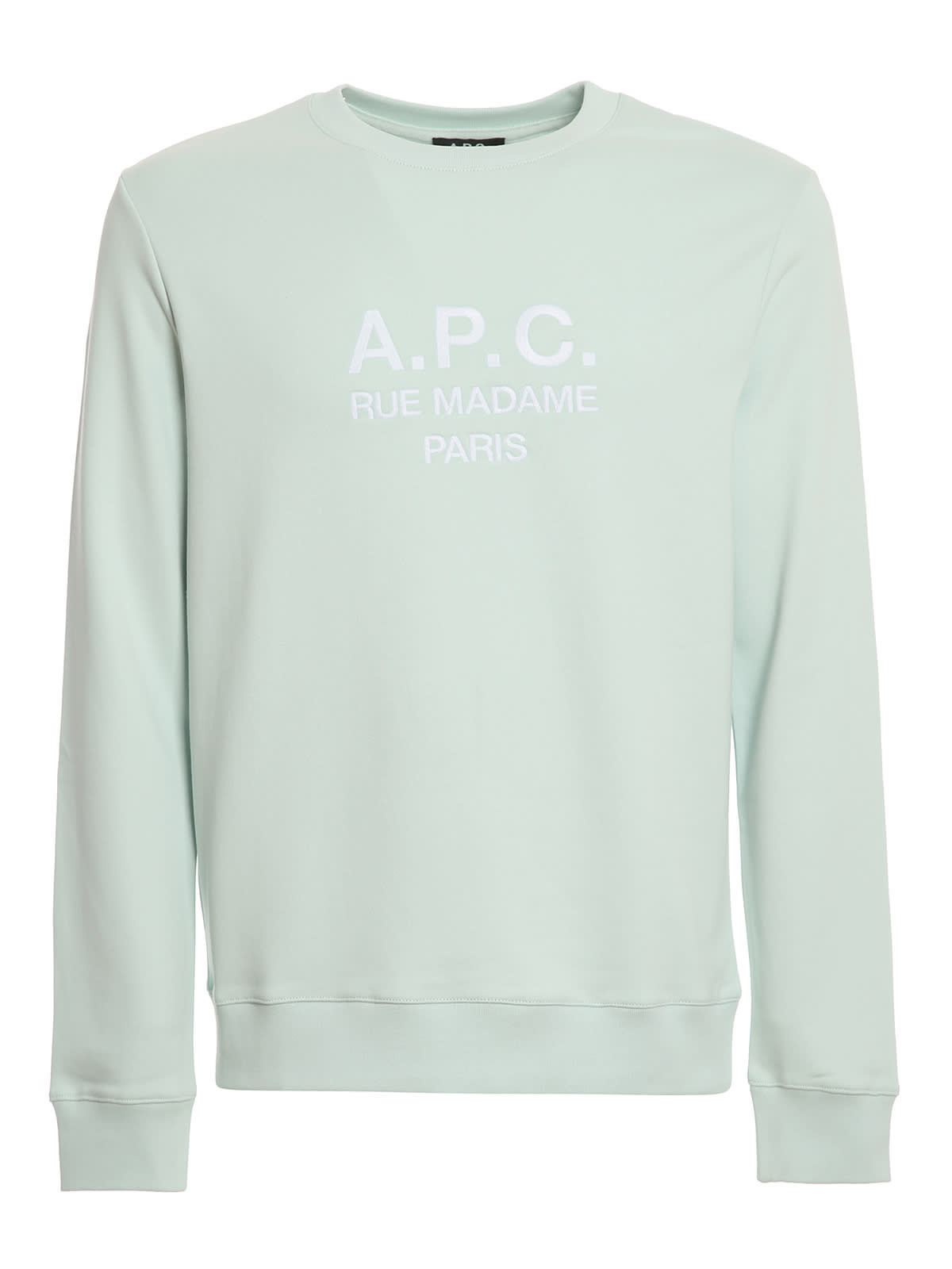 APC SWEAT RUFUS,COEBH.H27500 KAB PALE GREEN