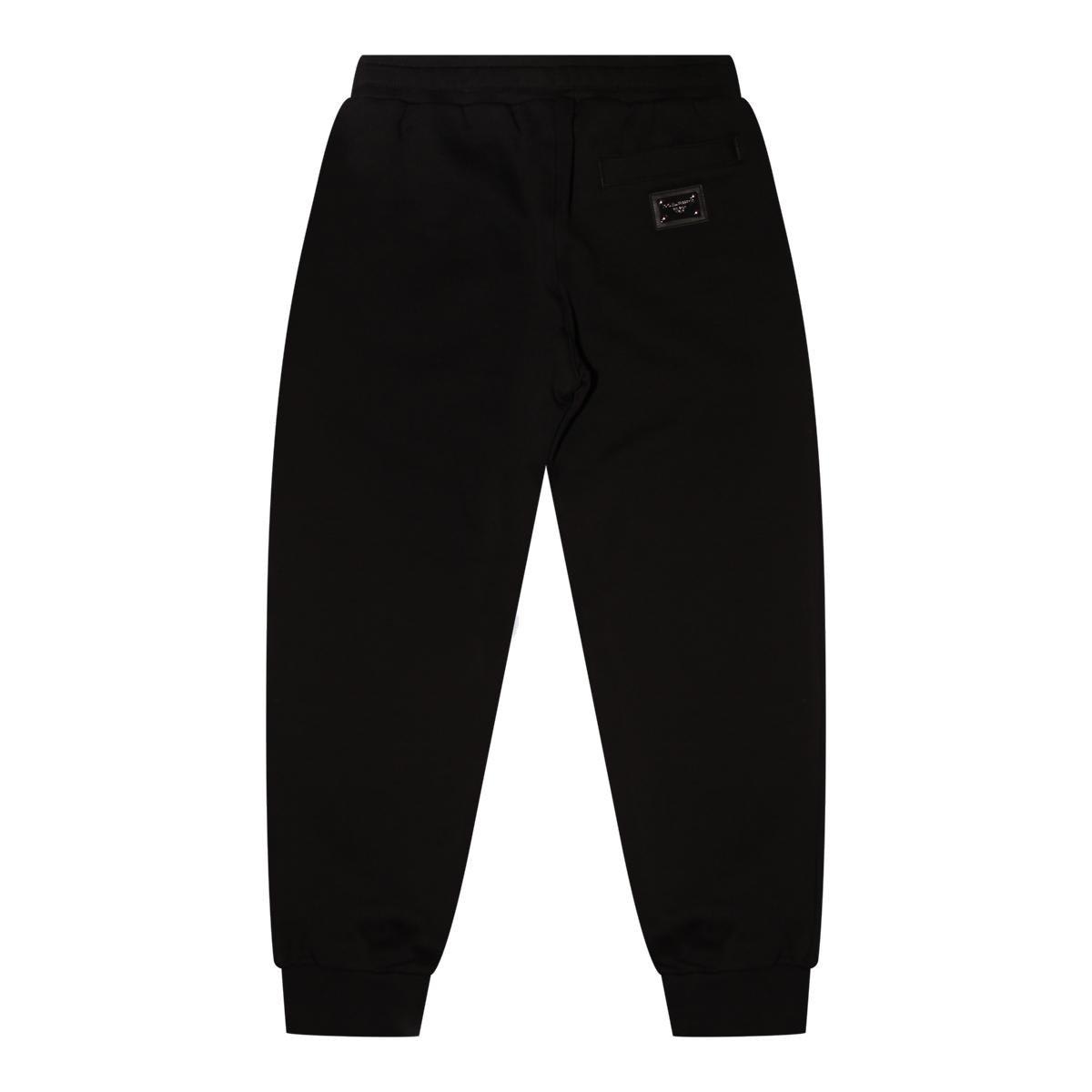 DOLCE & GABBANA ELASTICATED WAIST TRACK PANTS 