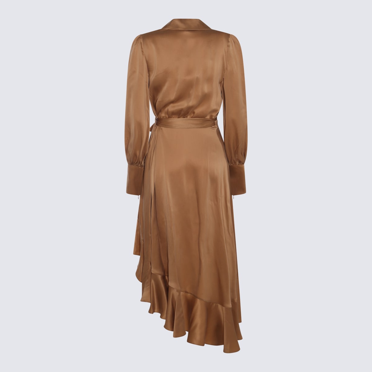 Shop Zimmermann Sand Silk Dress