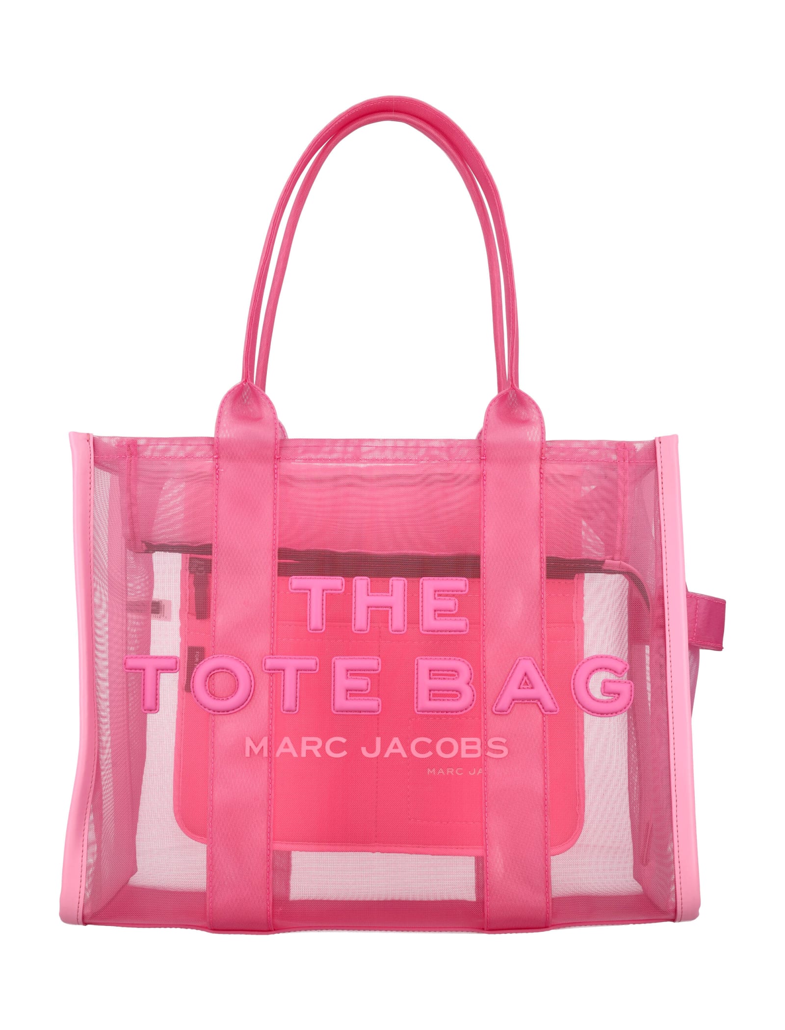 Marc Jacobs The Large Tote Mesh In Candy Pink | ModeSens