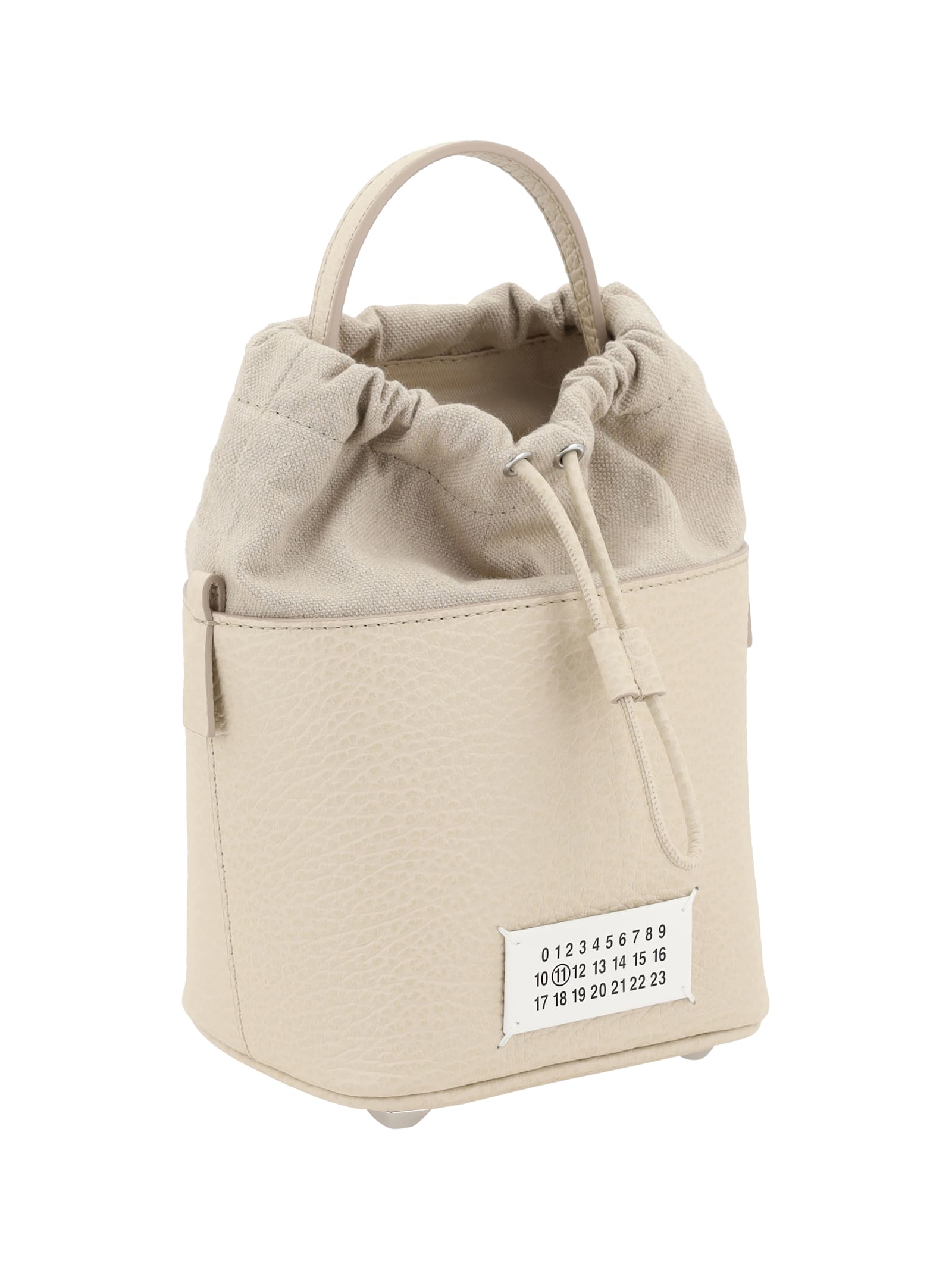Maison Margiela 5ac Bucket Bag In Amande