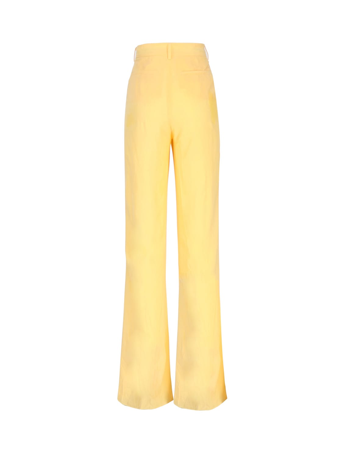Max Mara Flared Trousers In Viscose In Melon