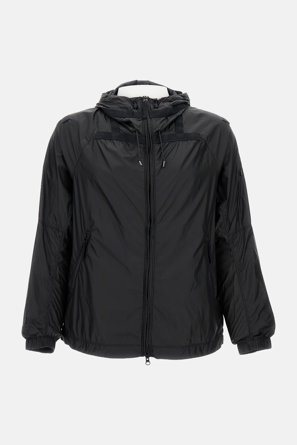Stone Island Ripstop Jacket Hero Lancio In Black