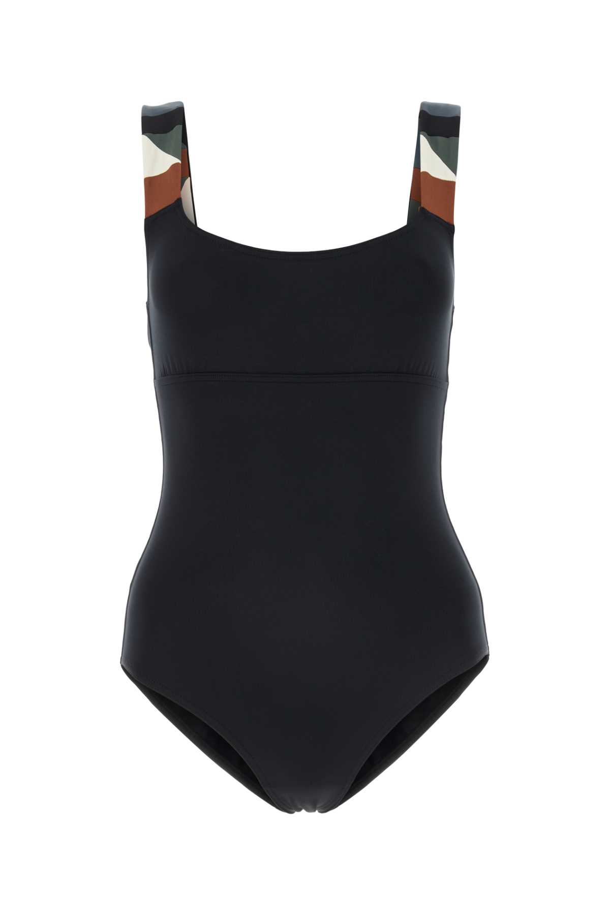 Black Stretch Nylon Swimsuit