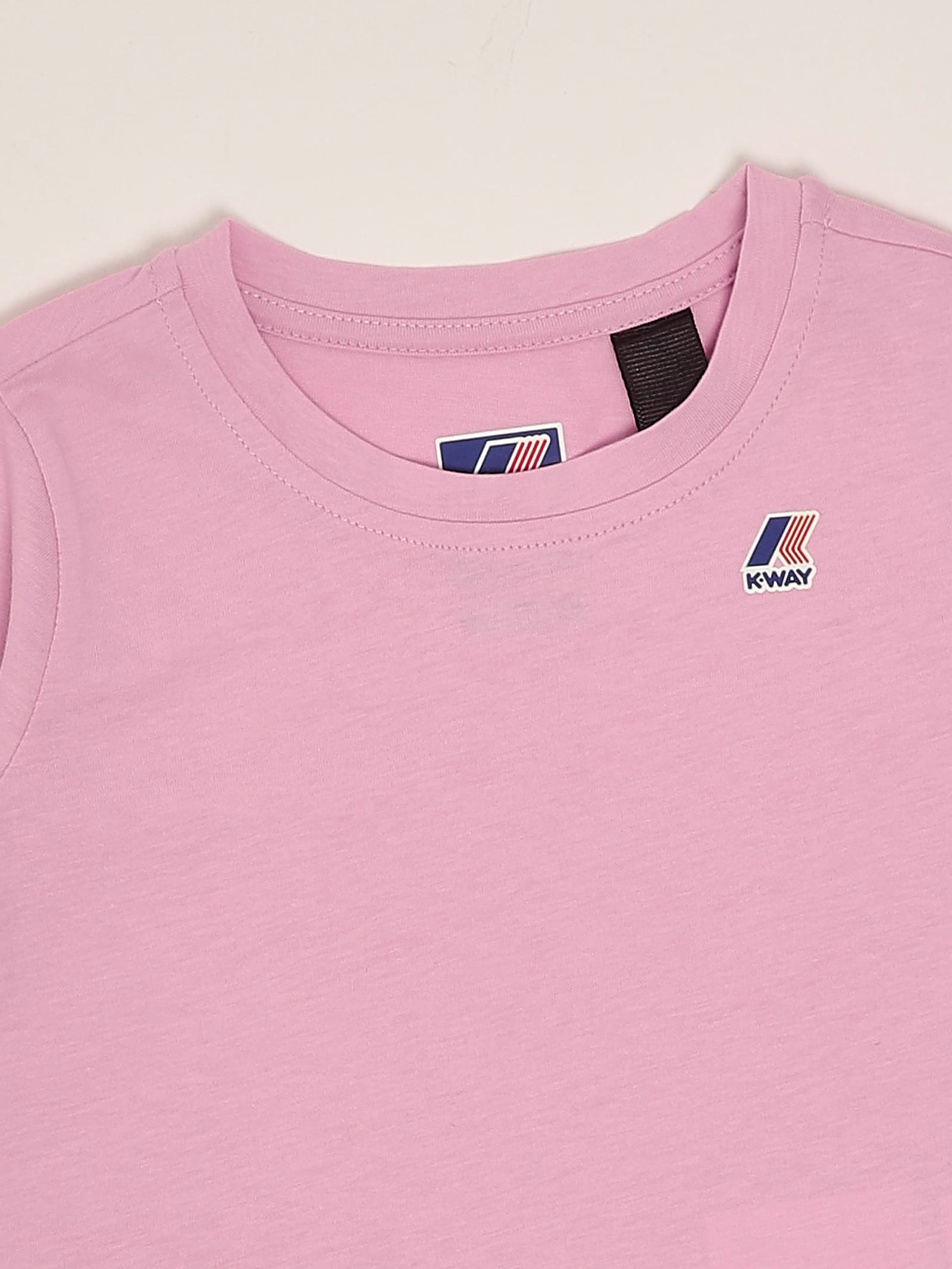 K-way T-shirt Le Vrai 3.0 Edouard T-shirt In Pink