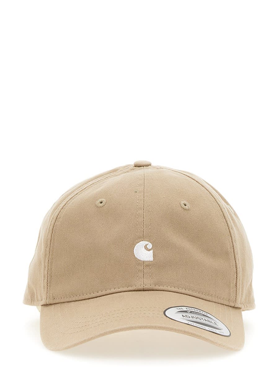 Shop Carhartt Baseball Hat With Logo In Beige
