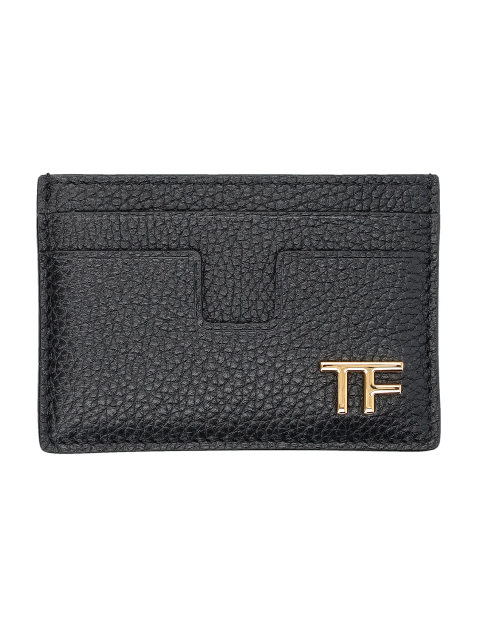 Shop Tom Ford Card Holder In Black