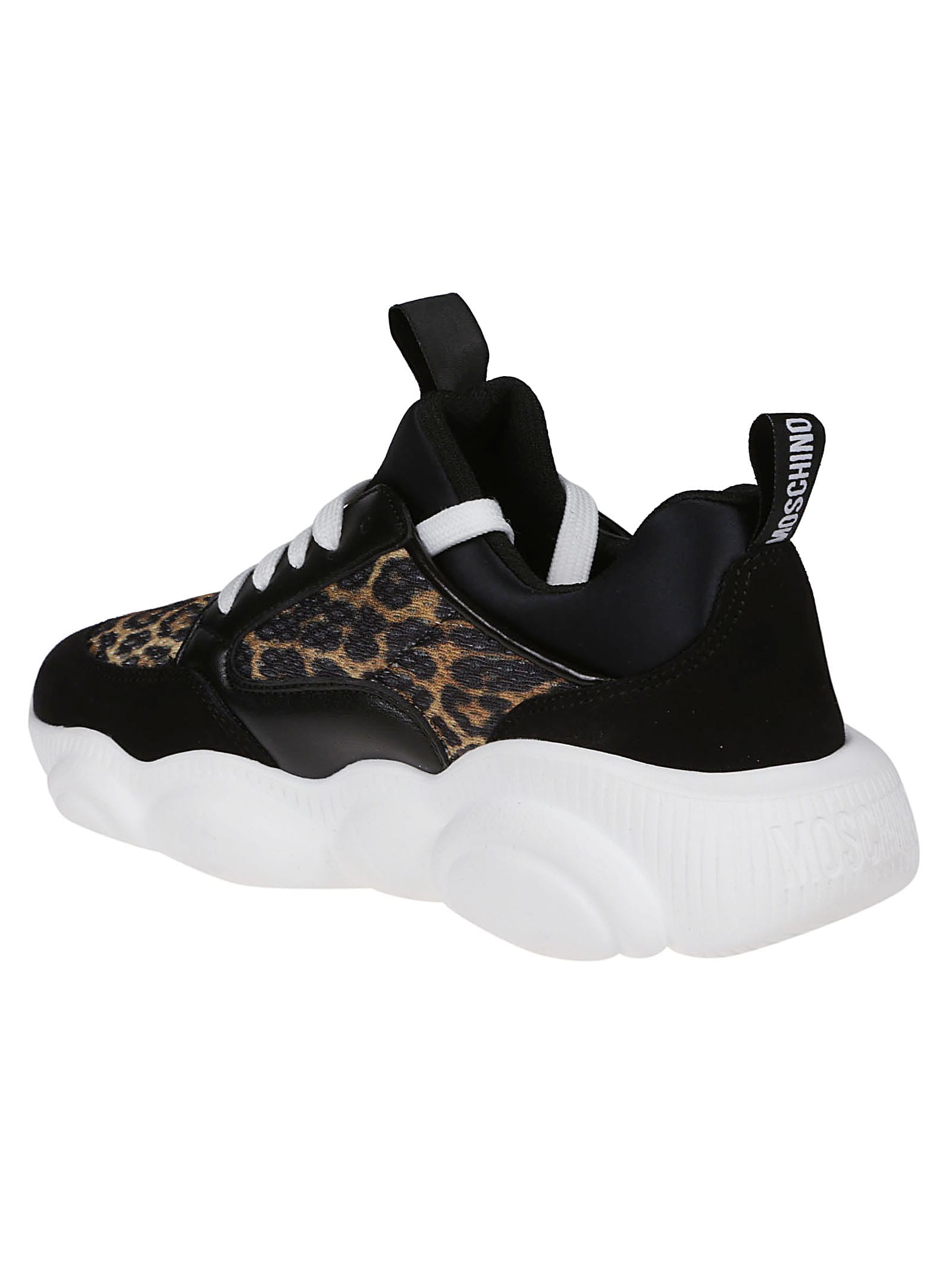 Moschino Leopard Print Sneakers 