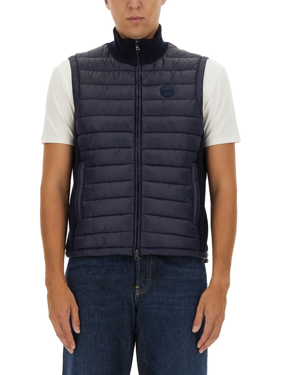 Down Vest With Logo Colmar