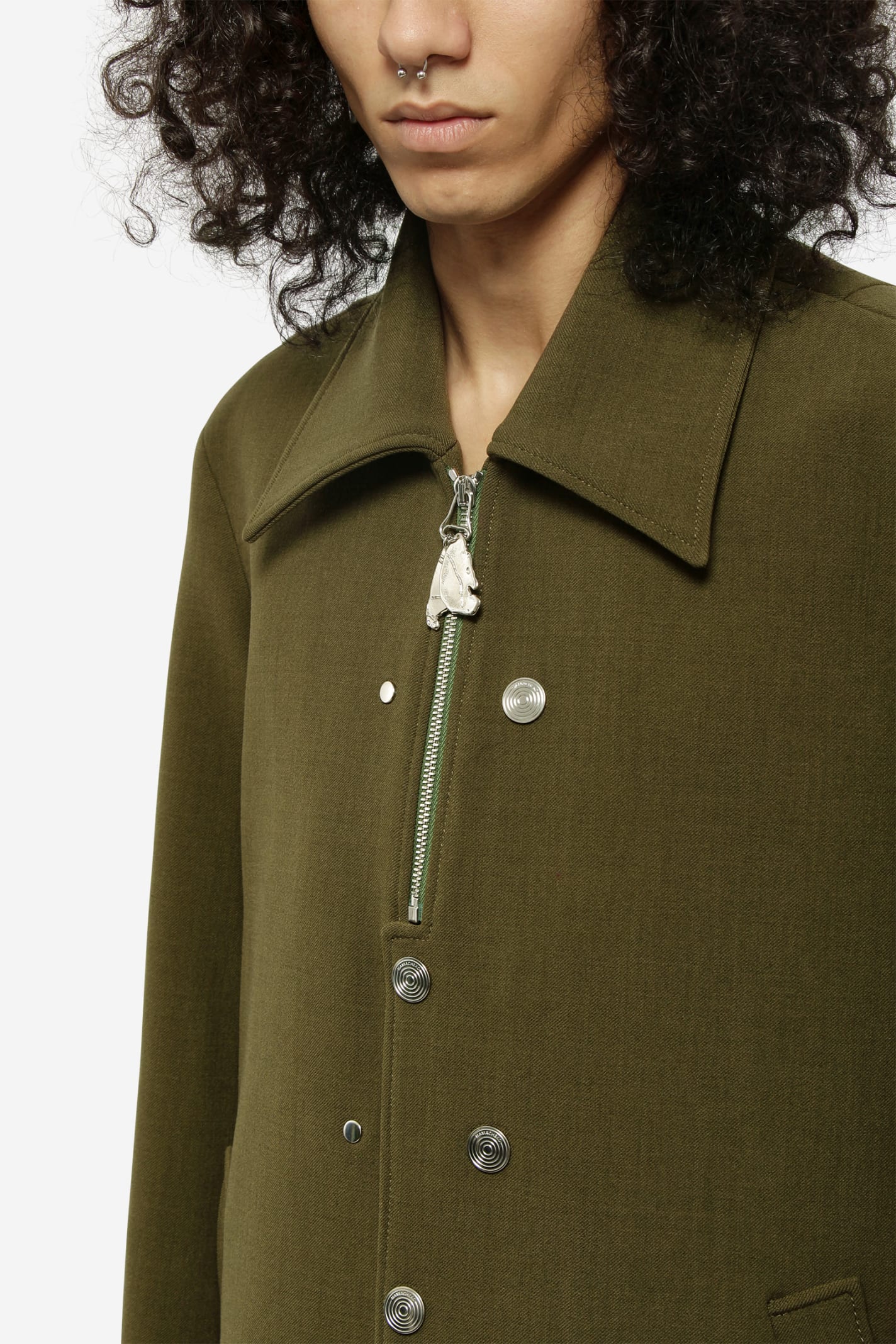 Namacheko Tauthe Twill Jacket In Green | ModeSens