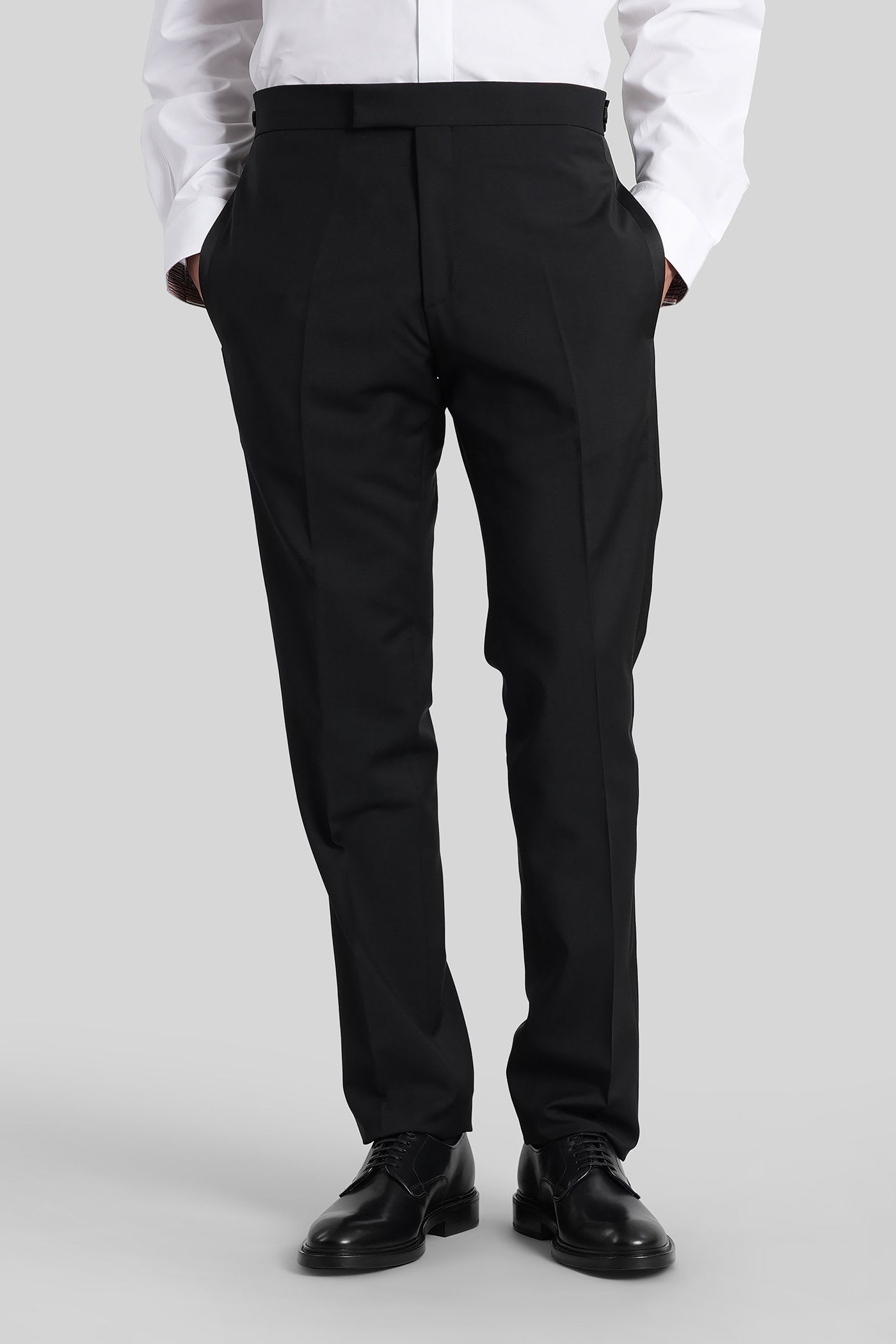 Paul Smith Pants In Black Wool In Black