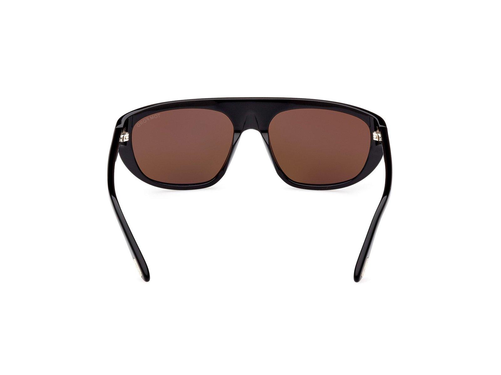 Shop Tom Ford Rectangle Frame Sunglasses In 01j