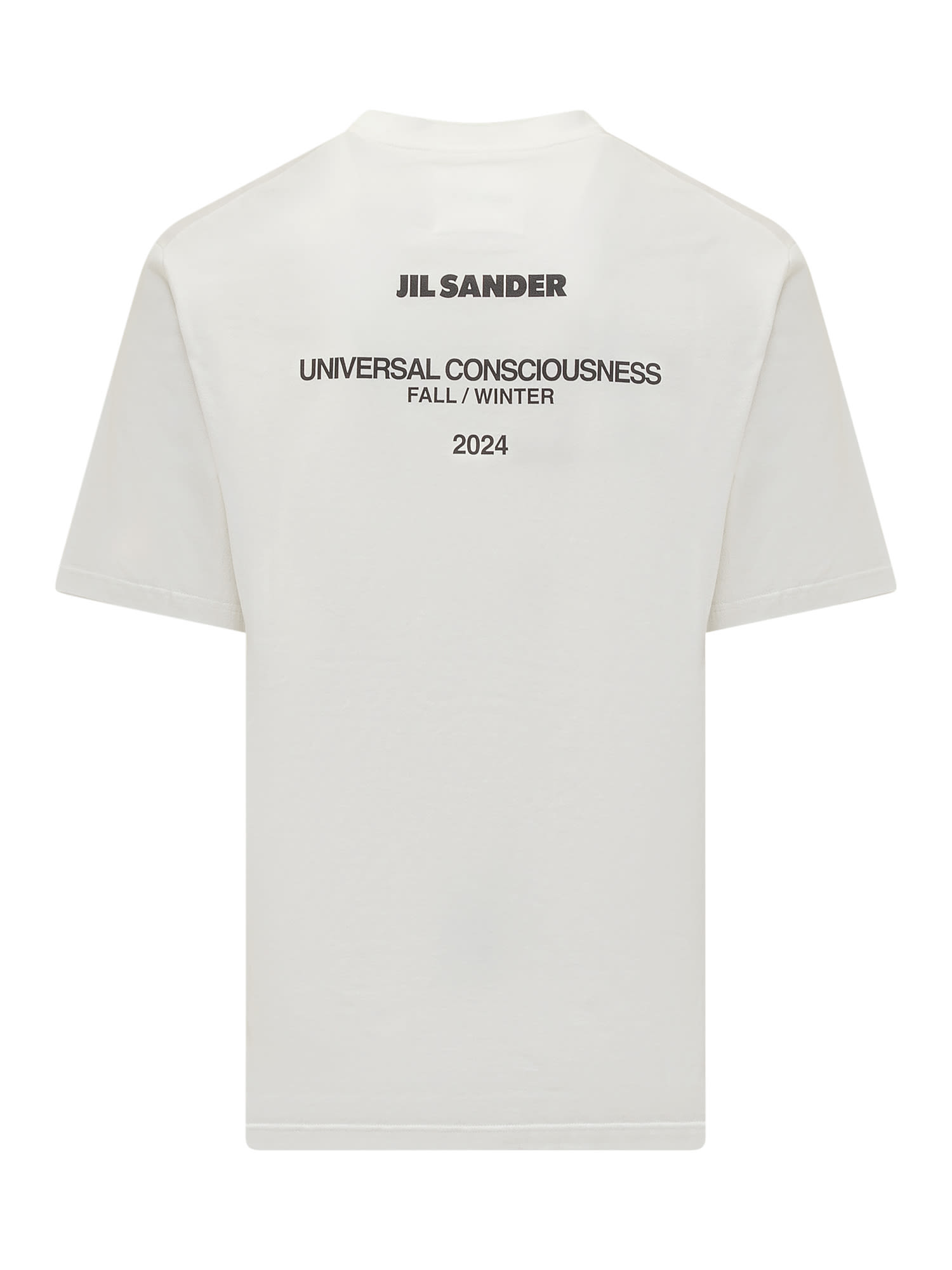 Shop Jil Sander T-shirt In Bianco