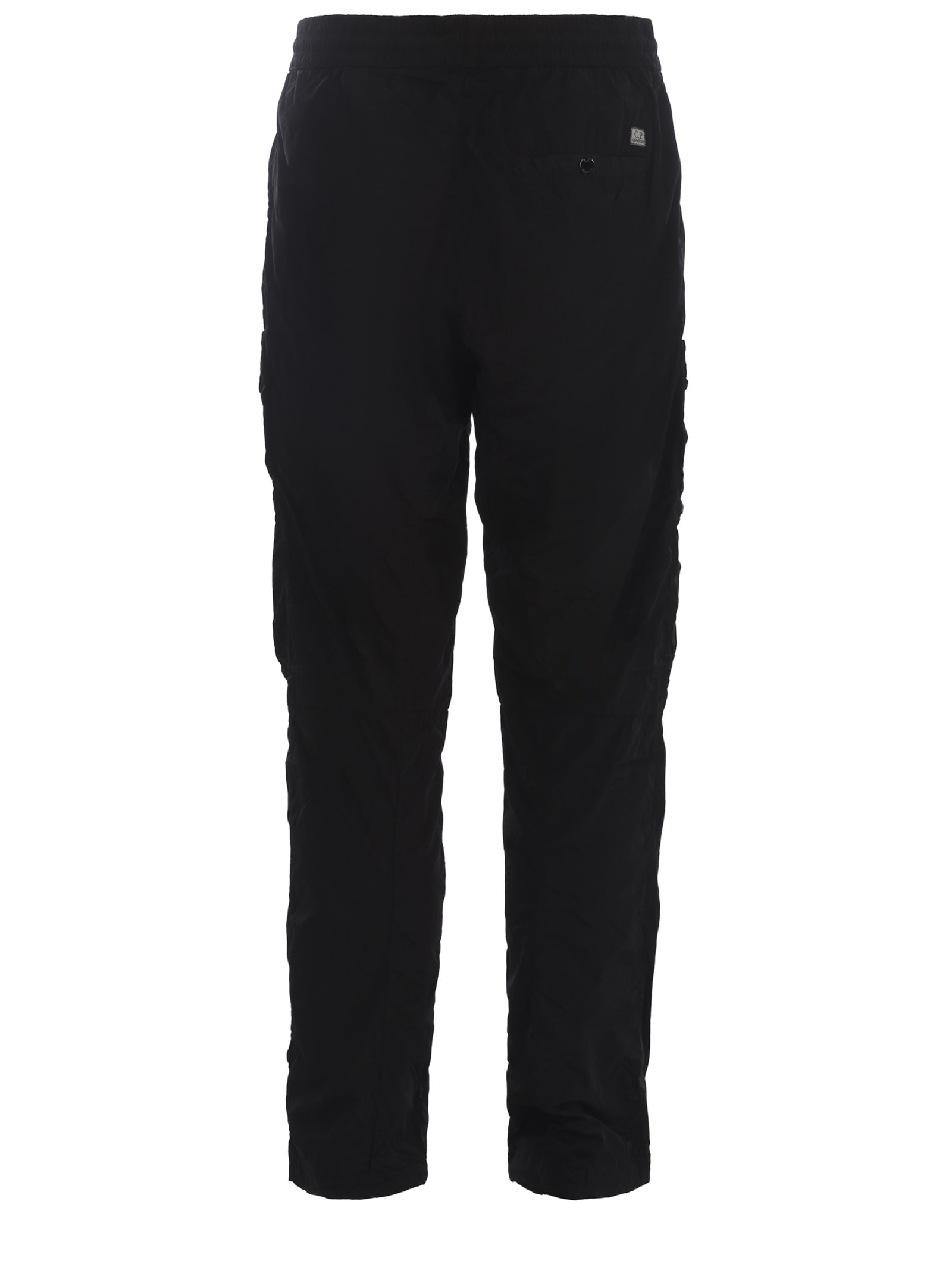 Shop C.p. Company Trousers C.p.company Chrome-r Made Of Nylon In Black