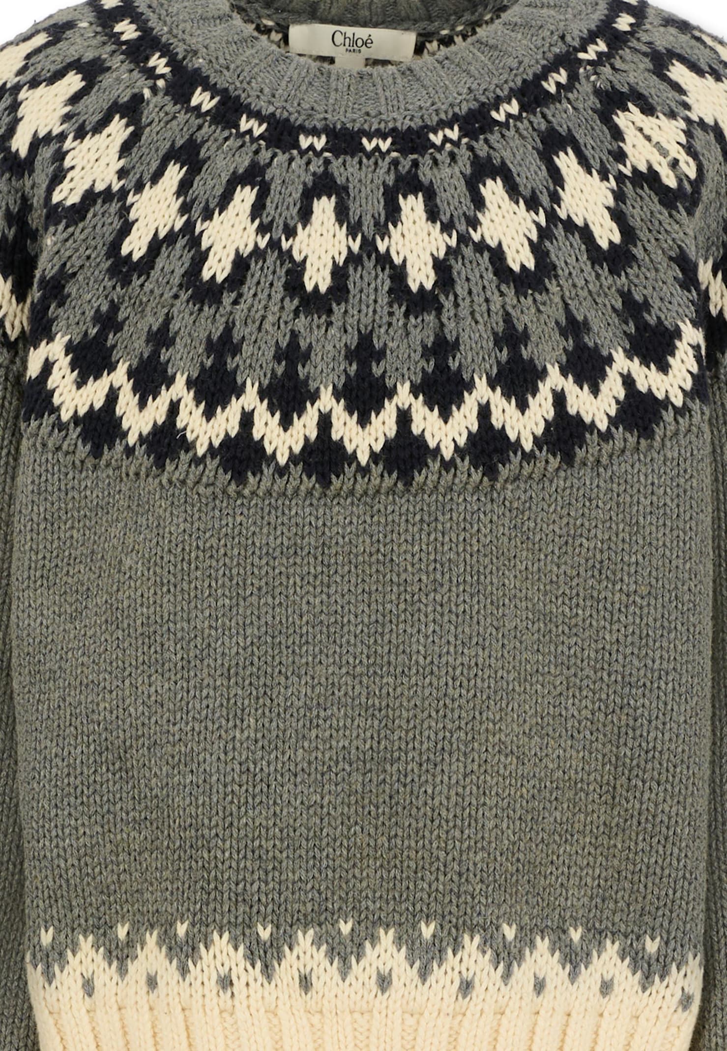Chloé Sweater  Kids Color Grey In Multi