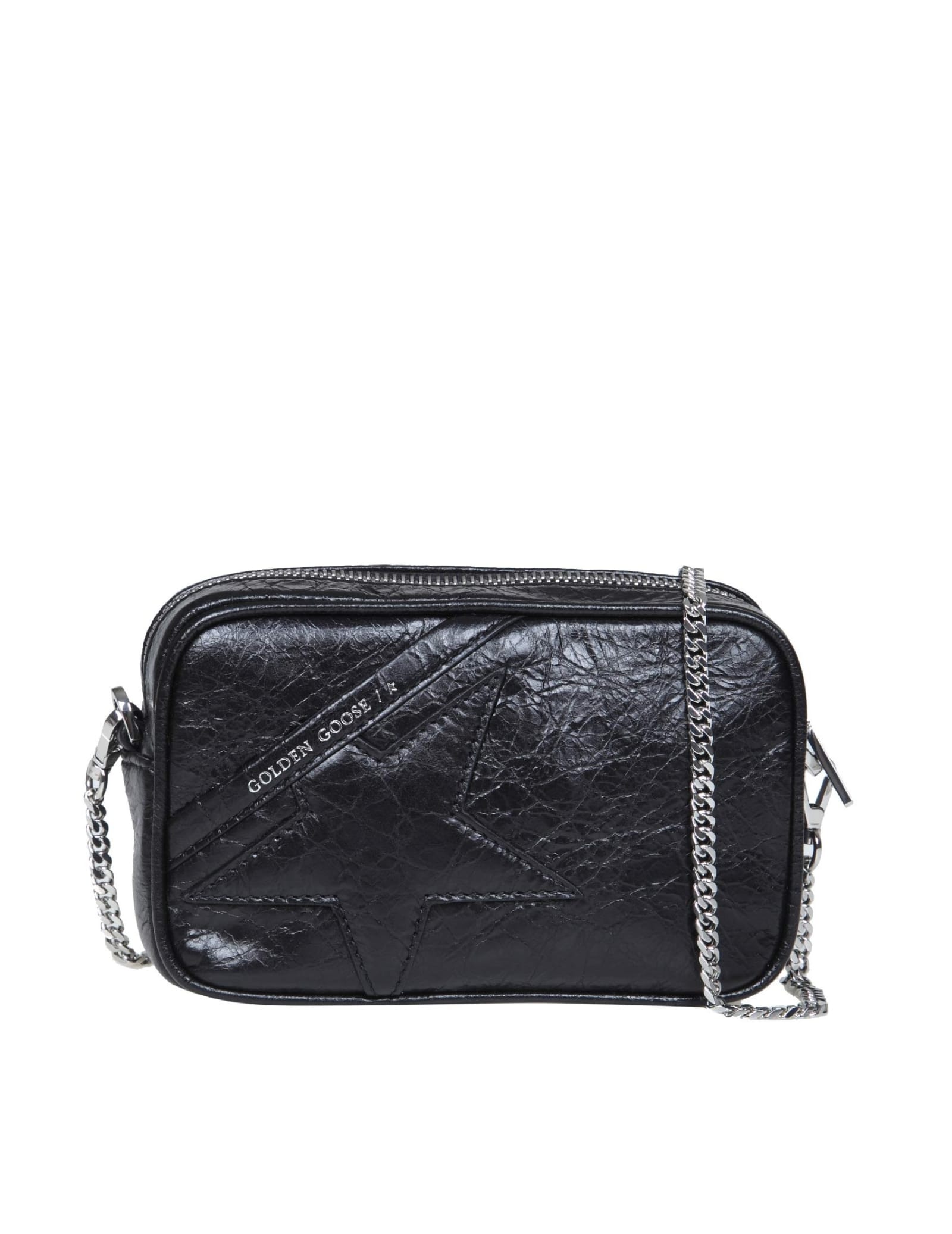 Golden Goose Mini Star Bag In Glossy Finish Leather